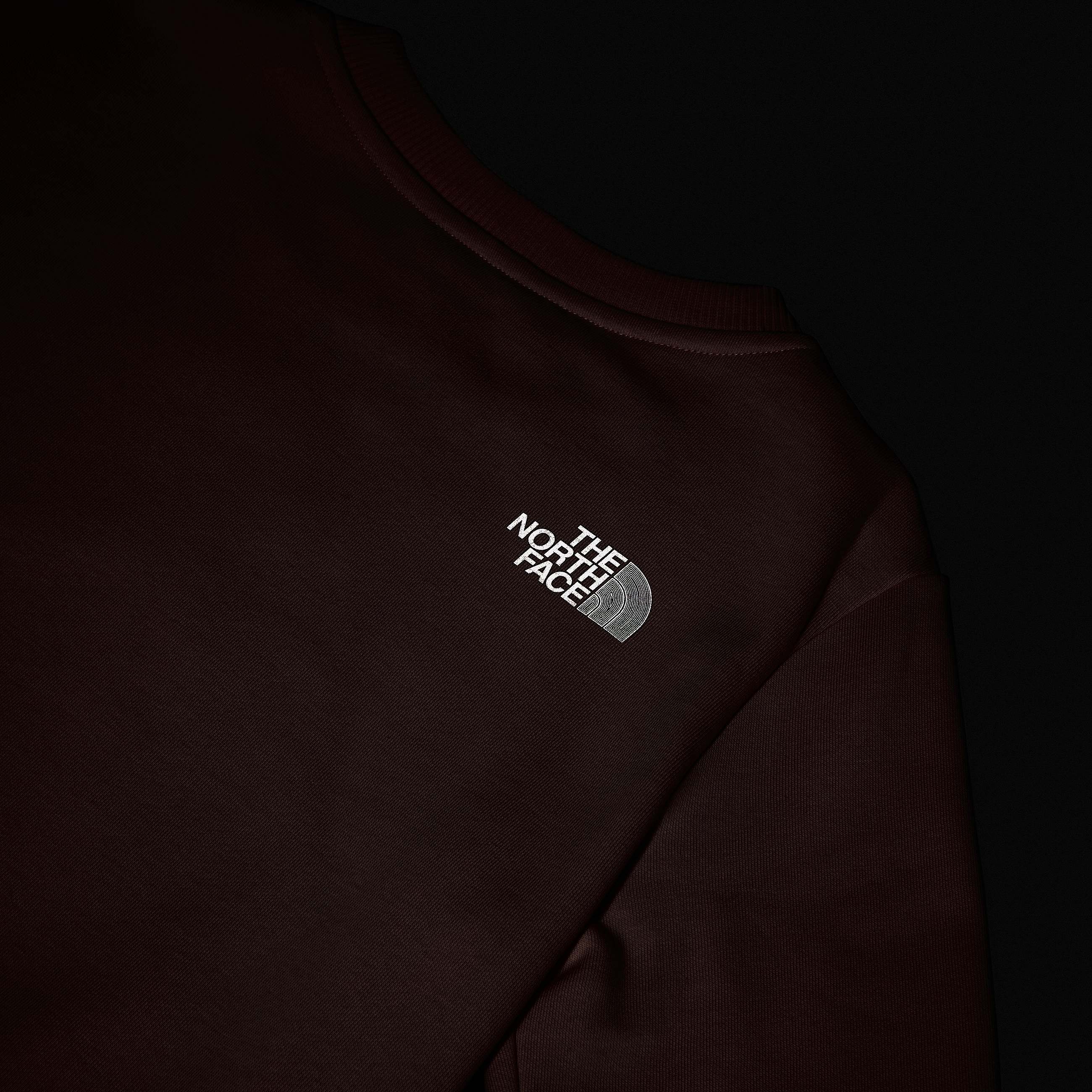 Reflektierendes  relaxt geschnittenes Logo Sweatshirt fr Mdchen TNF ALT19