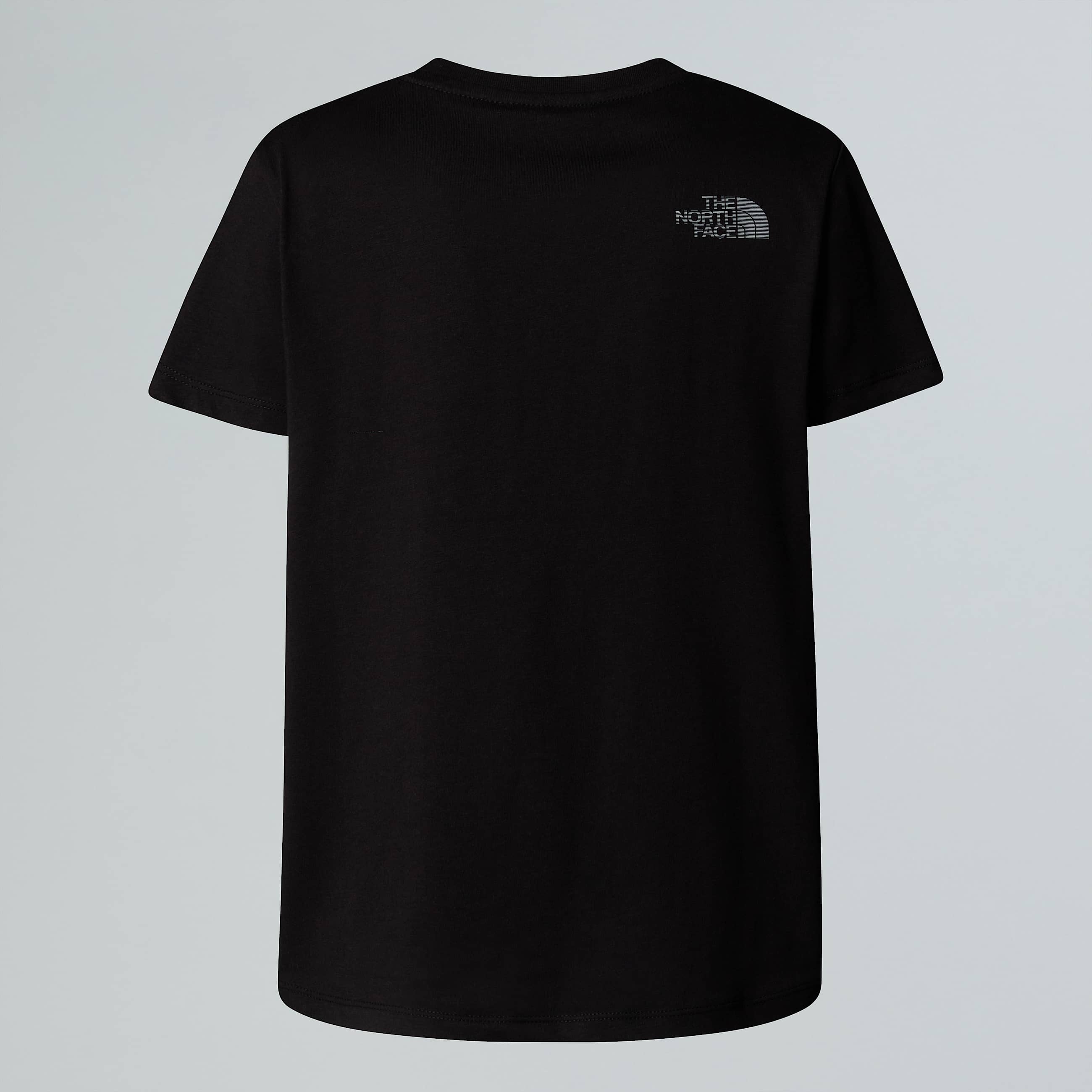 Tshirt Reflective Logo Relaxed da ragazzo TNF TNF Black ALT1