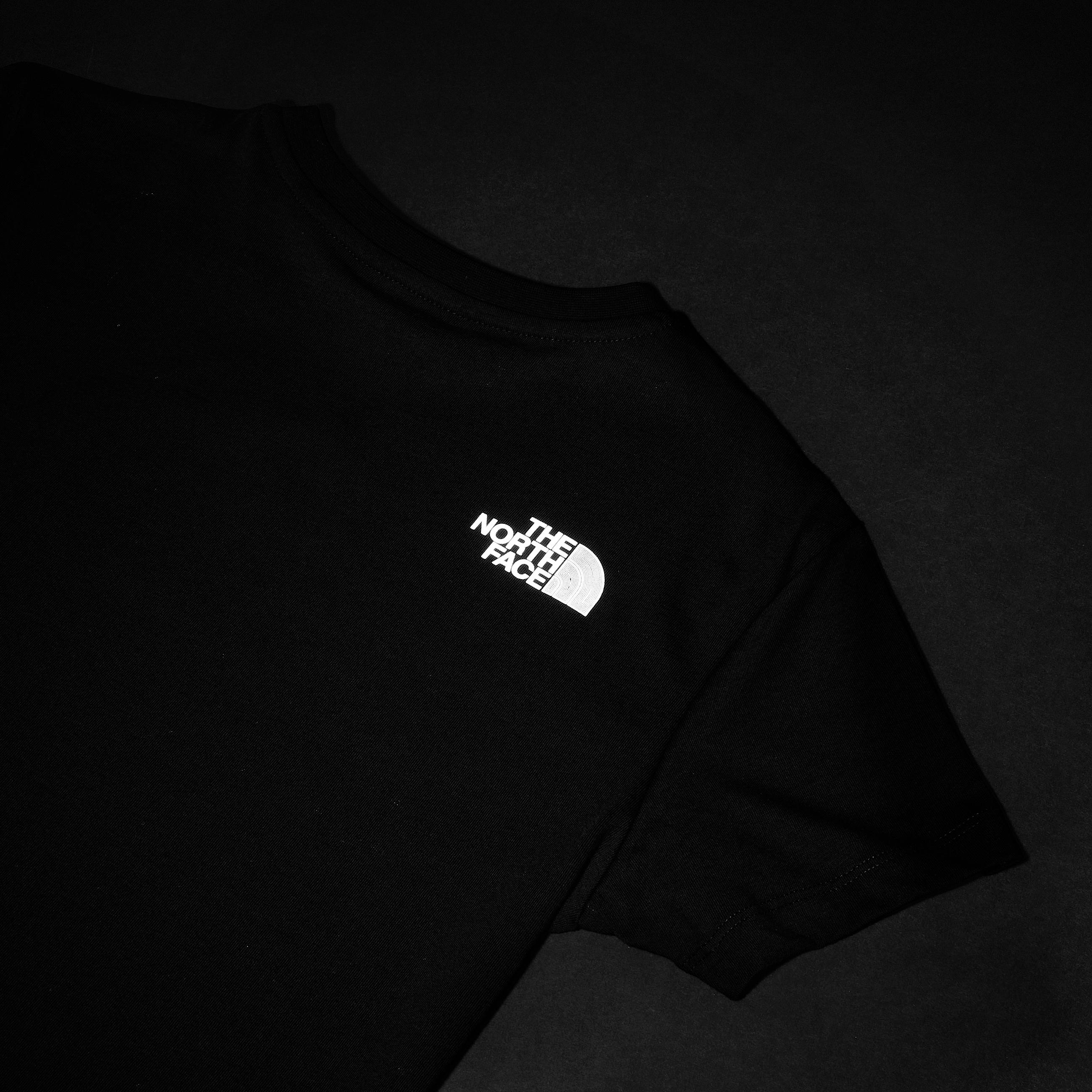 Tshirt Reflective Logo Relaxed da ragazzo TNF TNF Black ALT20