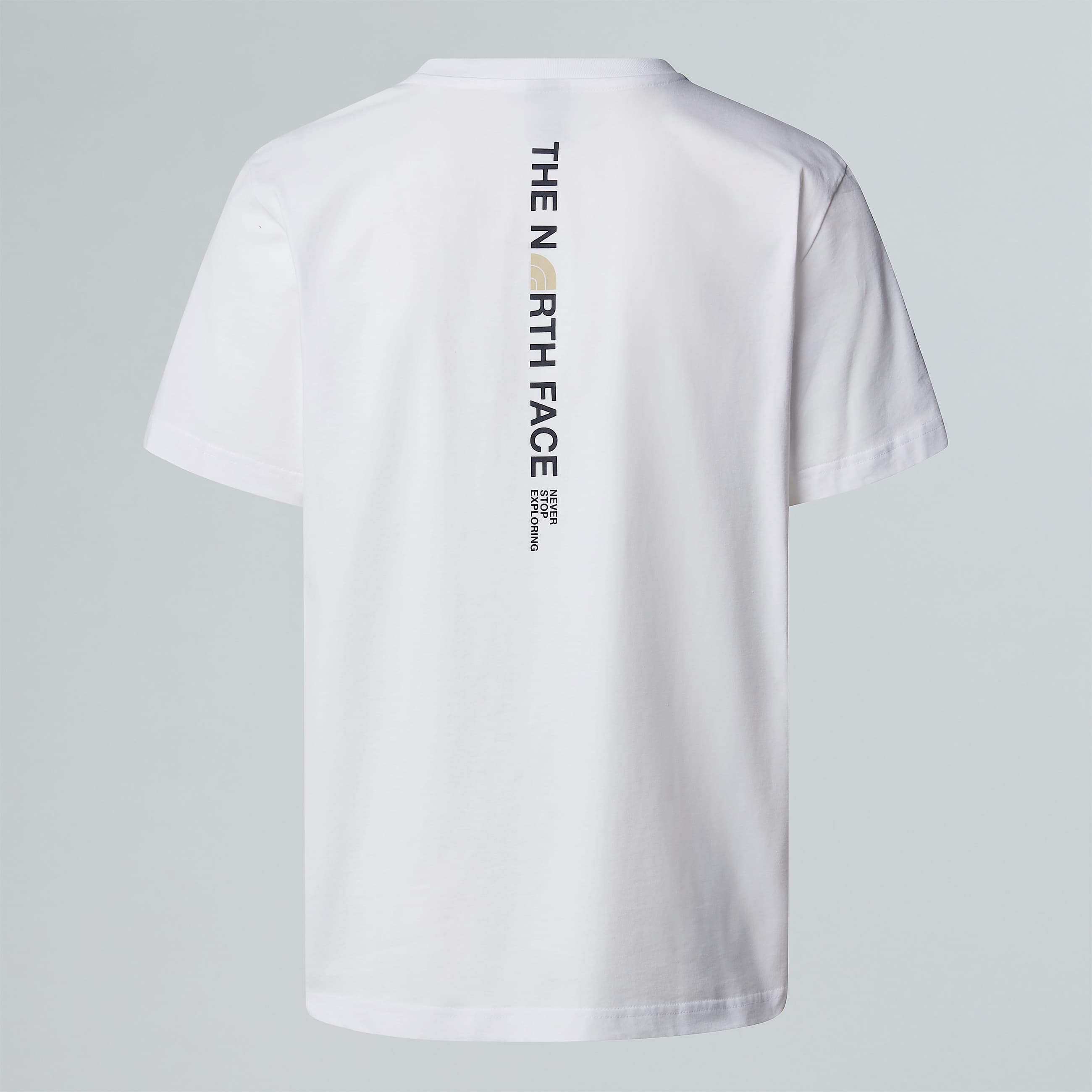 Mens Vertical Logo TShirt TNF ALT1