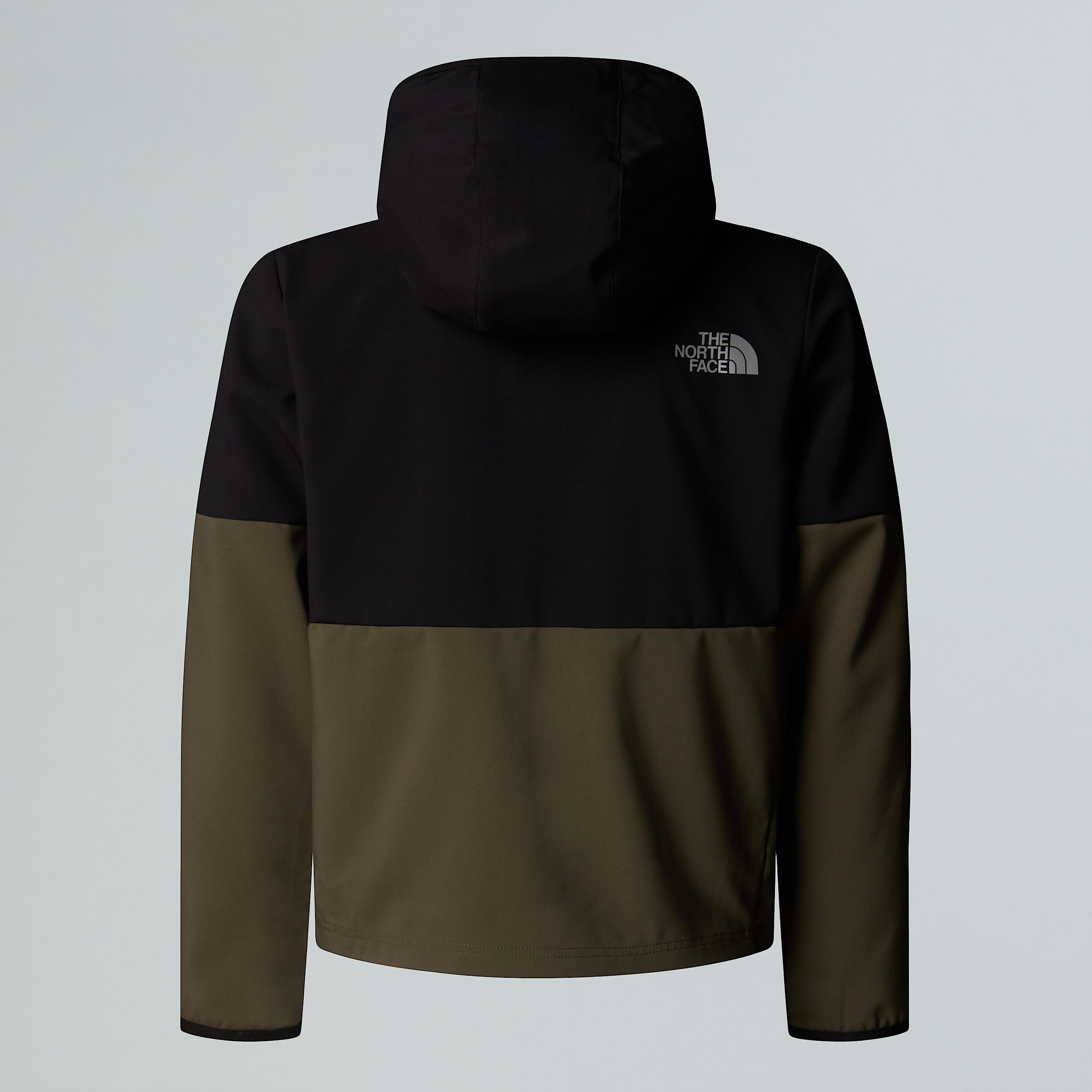 On The Trail Kapuzenjacke mit durchgehendem RV fr Jungen TNF TNF BlackNew Taupe Green ALT1