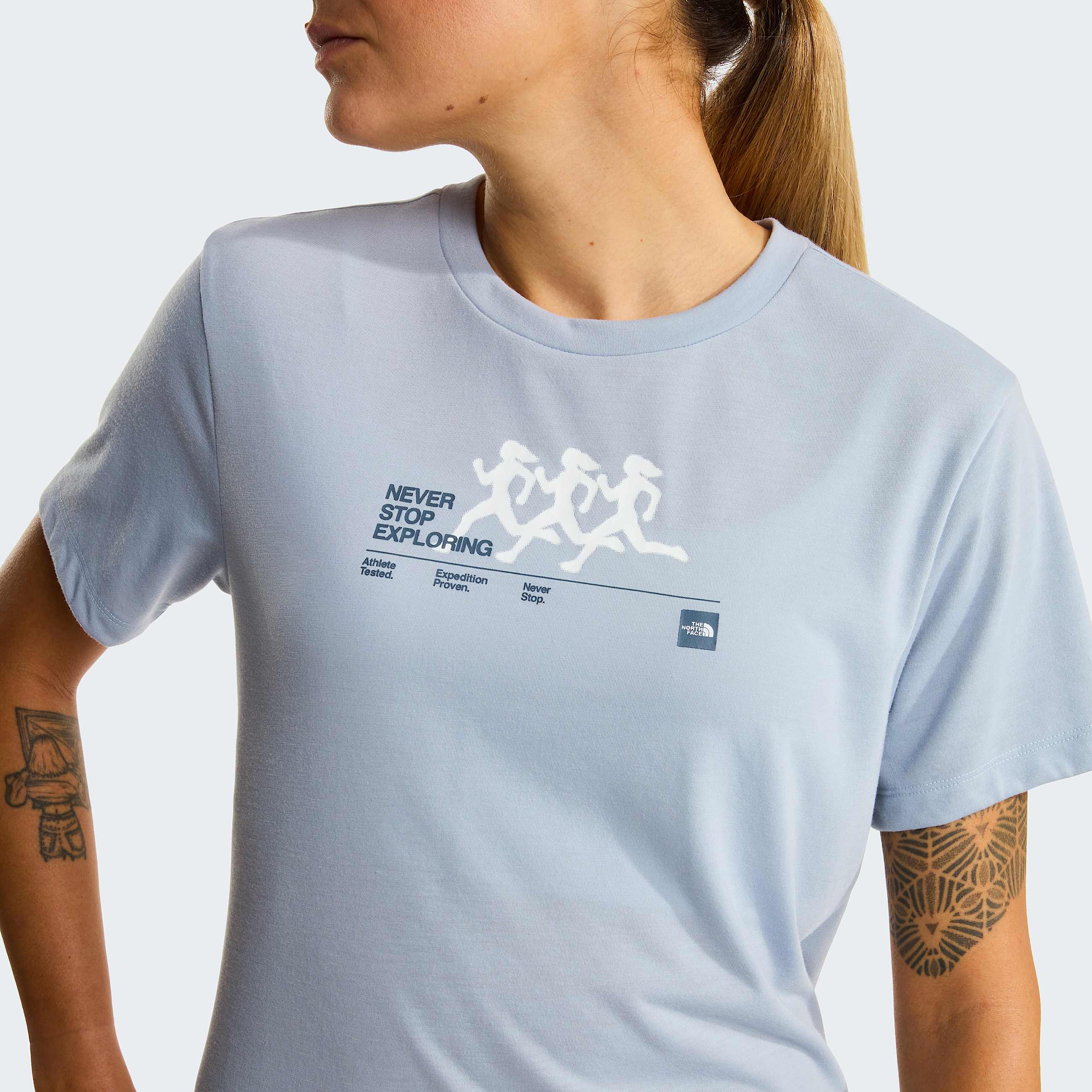 Womens Bitmap Silhouette Graphic TShirt TNF ALT4