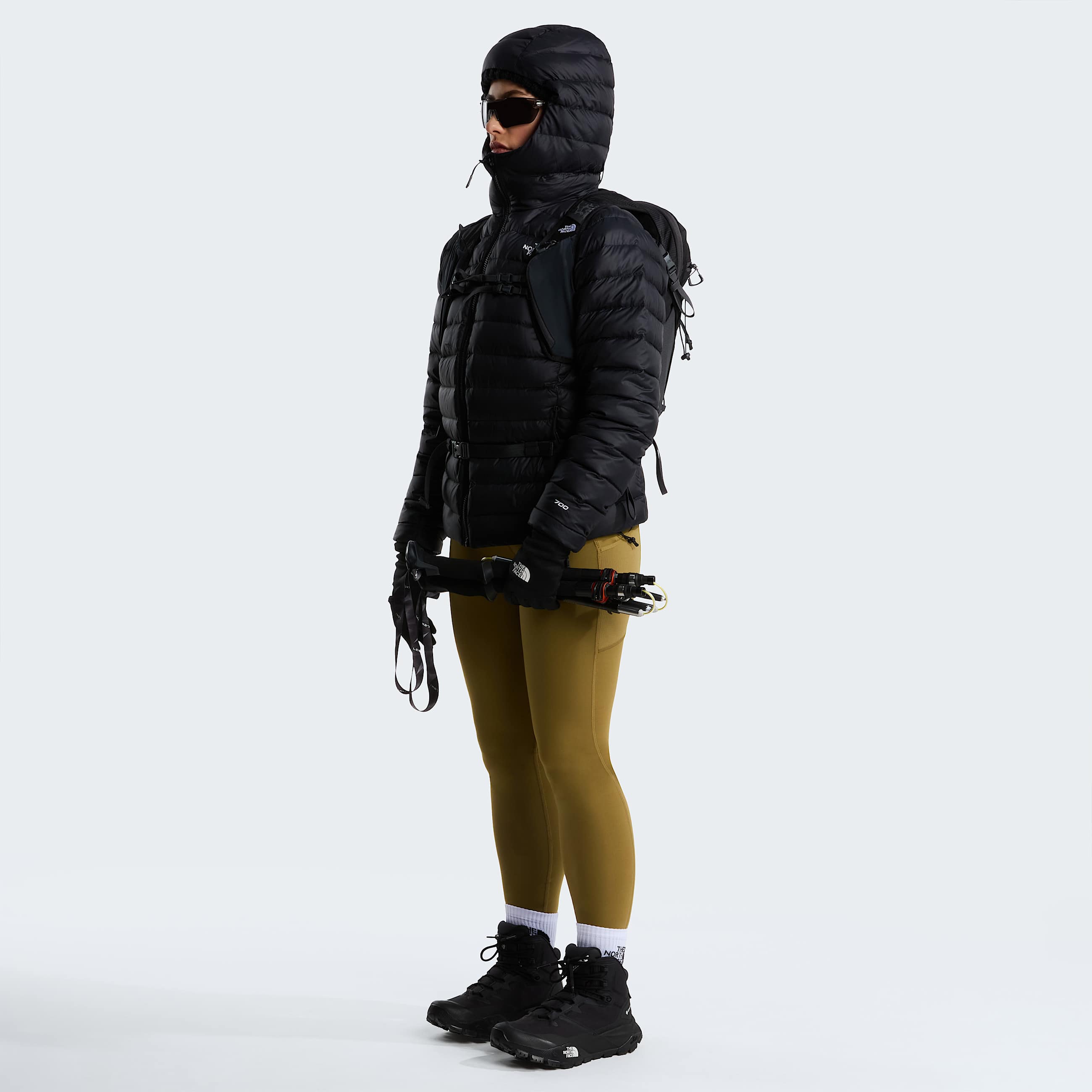 Giacca in piumino con cappuccio Classic da donna TNF ALT1