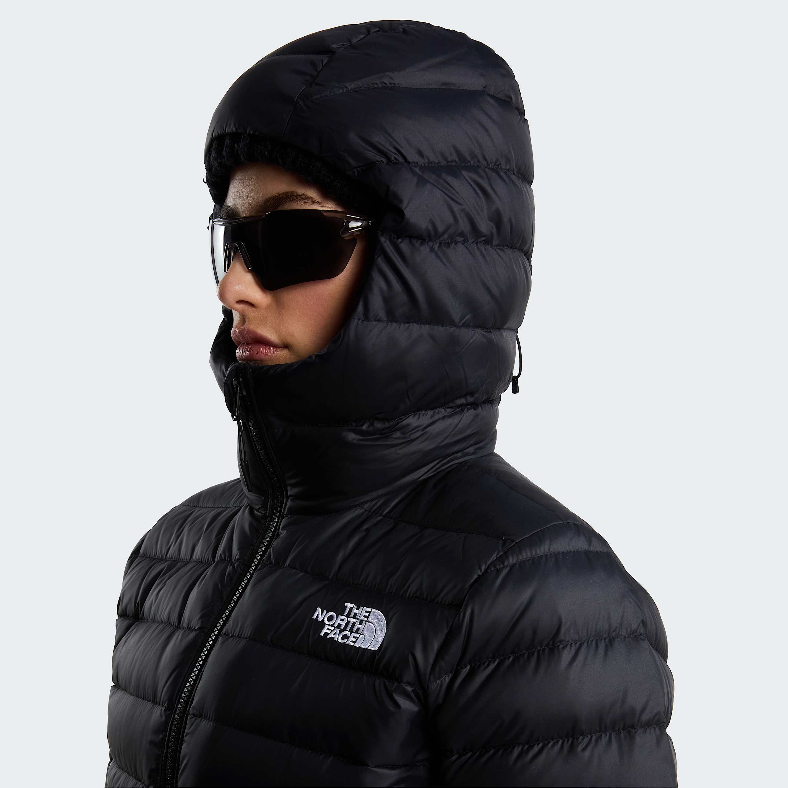 Giacca in piumino con cappuccio Classic da donna TNF ALT5