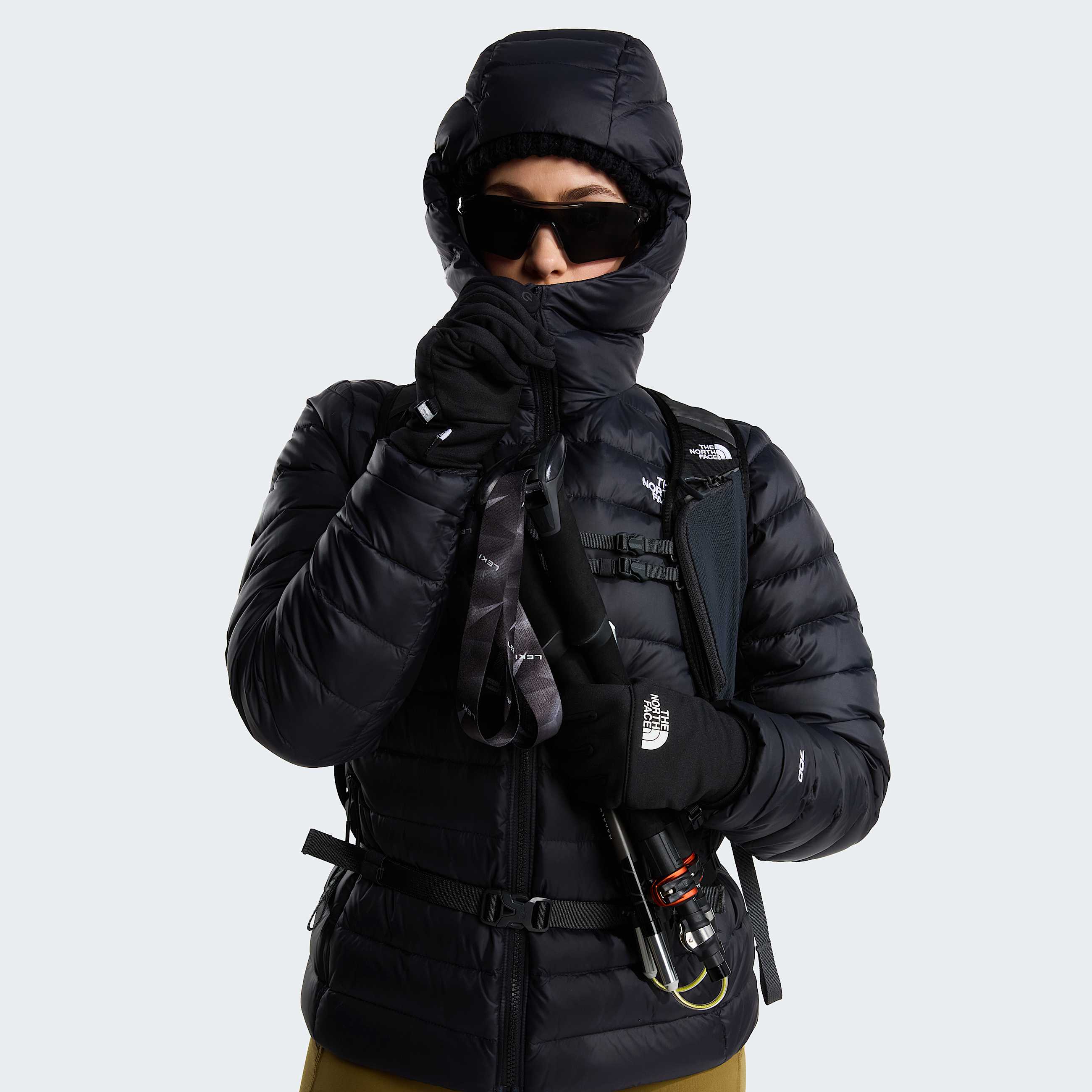 Giacca in piumino con cappuccio Classic da donna TNF ALT11