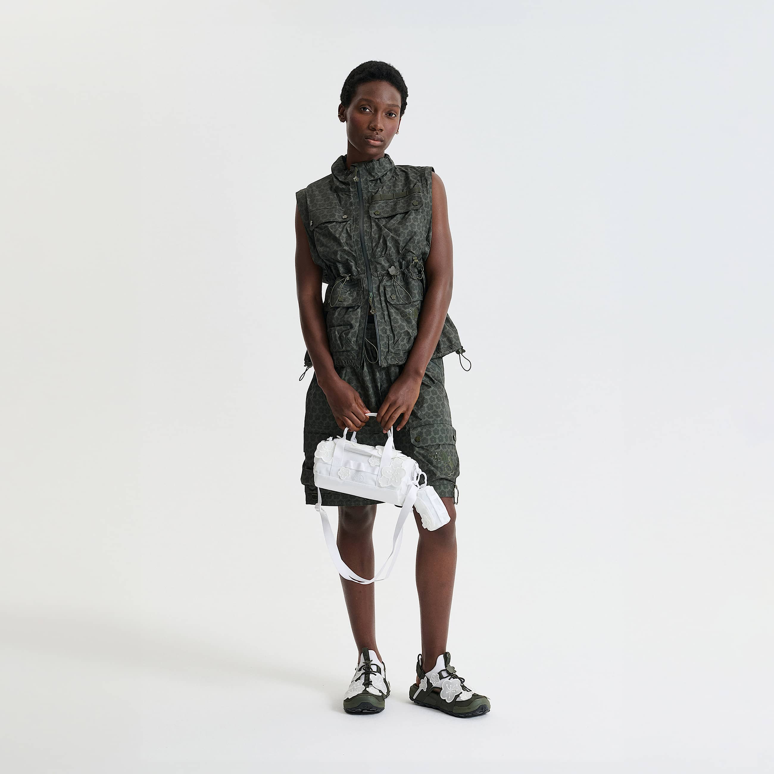 Borsa clutch TNF X Cecilie Bahnsen Maria Translucent Base Camp TNF ALT1