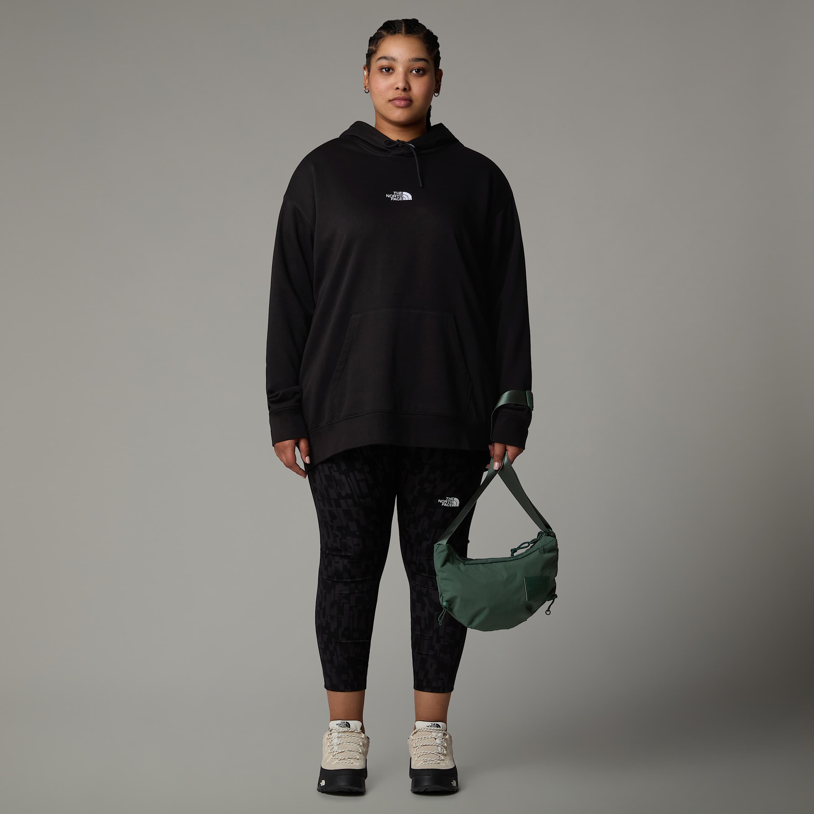 Felpa con cappuccio Plus Size Essential Relaxed da donna TNF ALT5