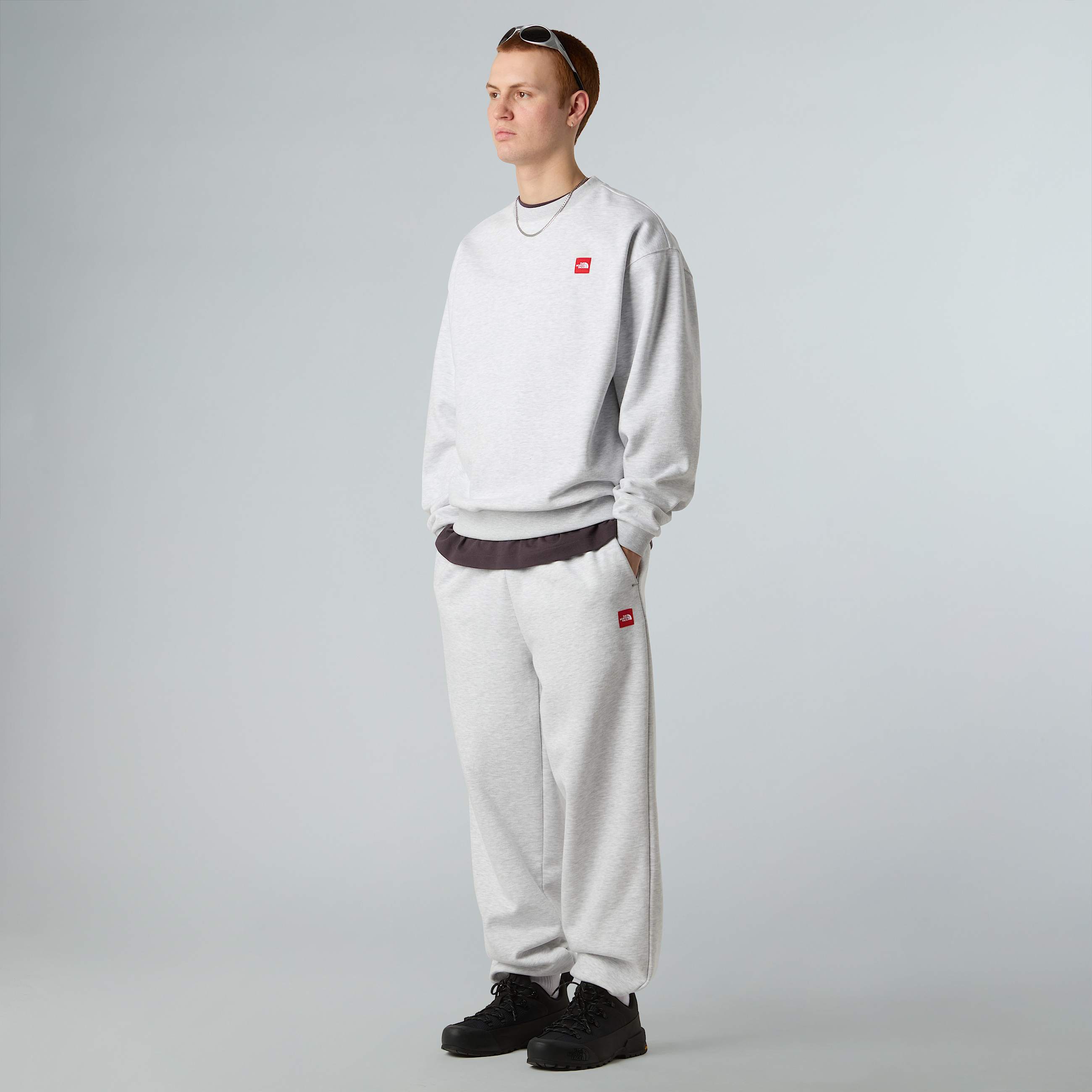 Camisola Red Box para homem TNF TNF Classic Grey Heather ALT5