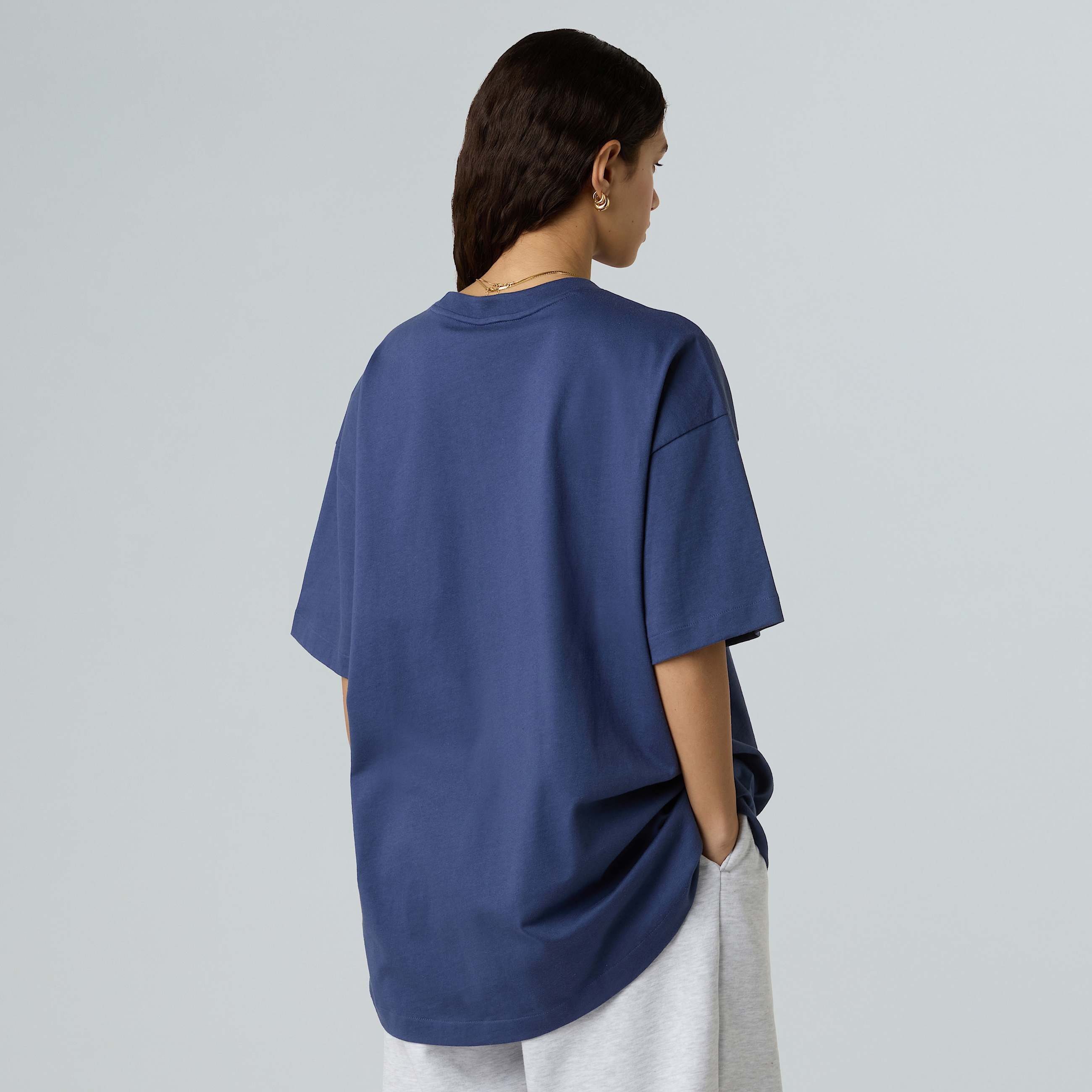 Tshirt de malha Red Box unissexo TNF Lunar Blue ALT10