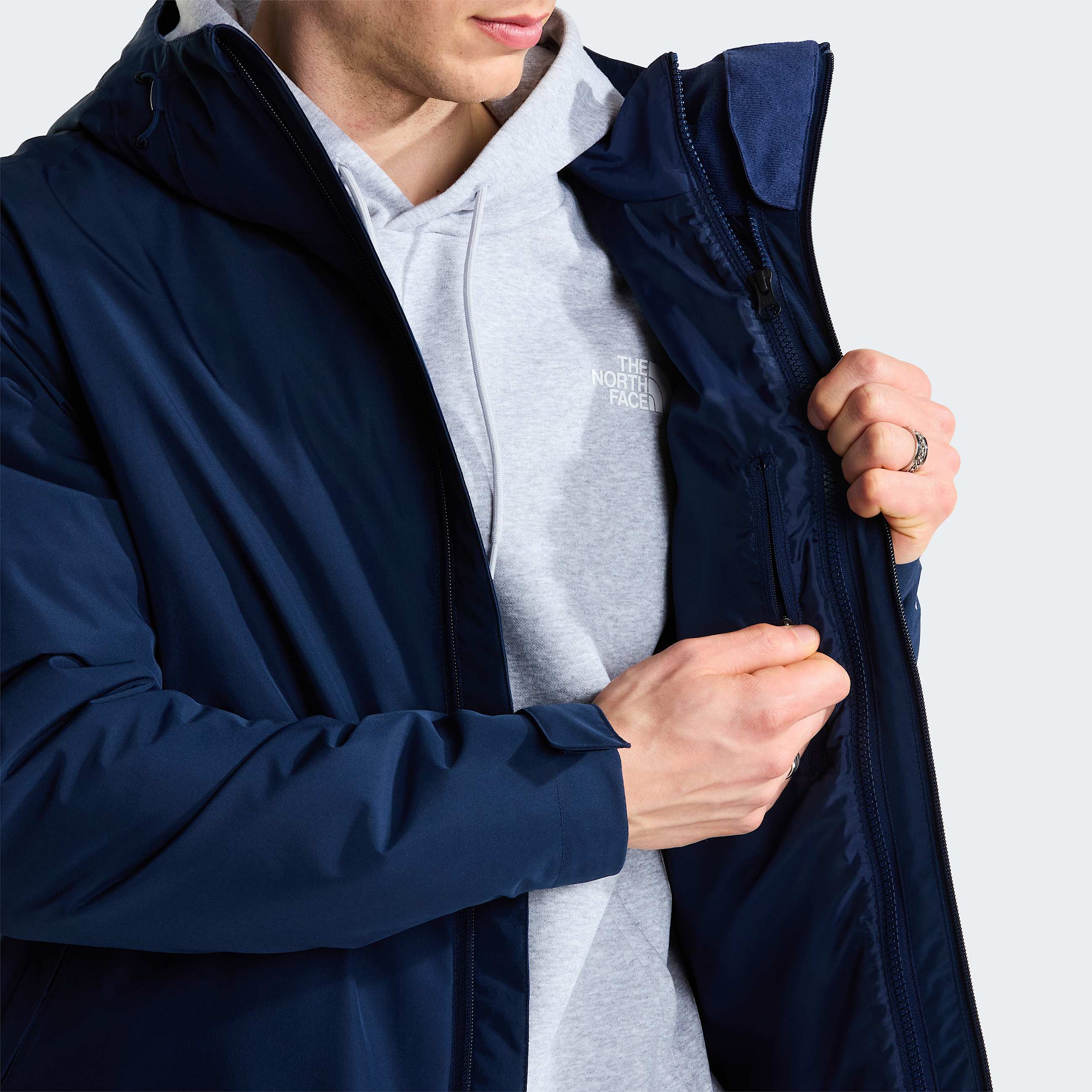 Mens Carto Mono Triclimate 3in1 Hooded Jacket TNF ALT10