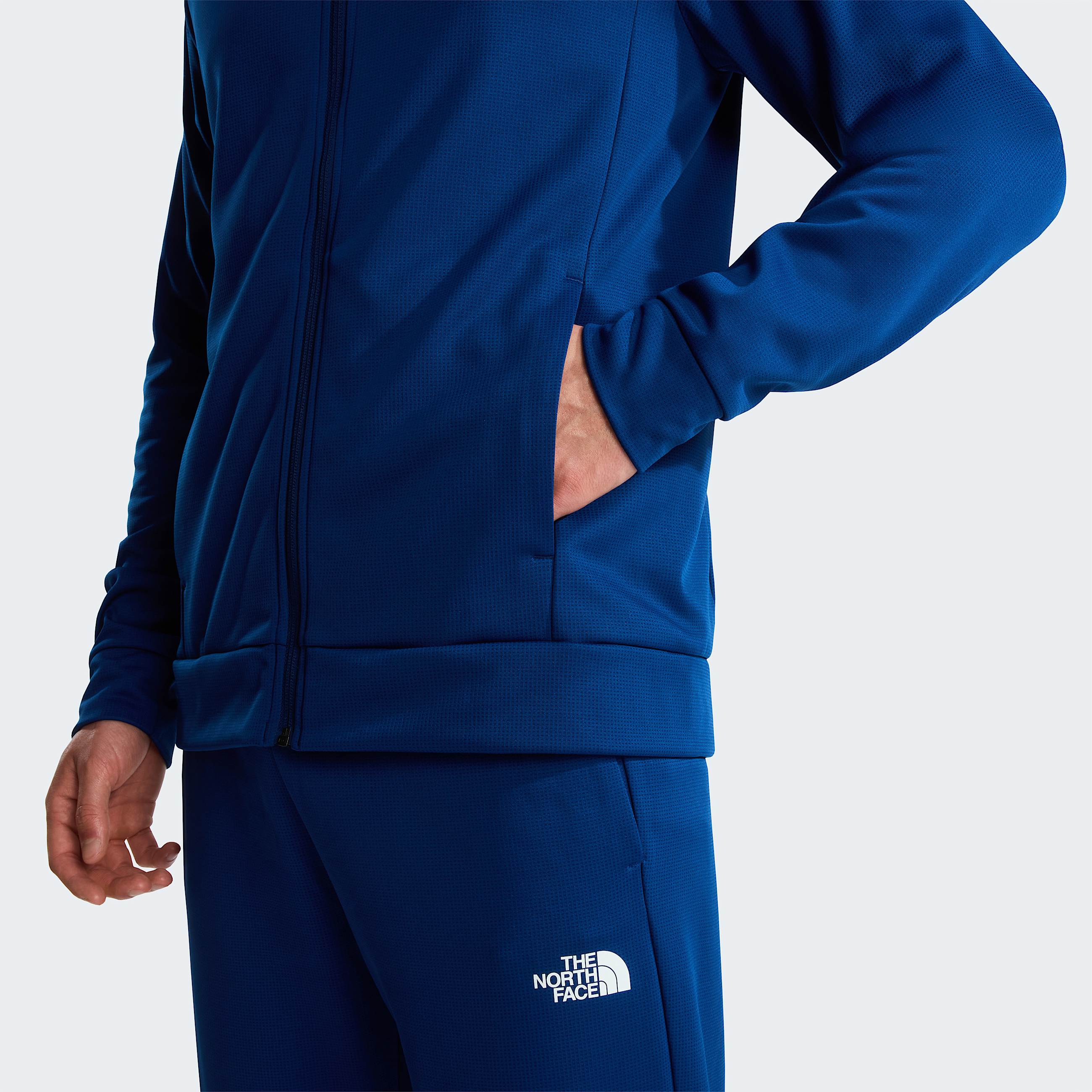 Sweat  capuche zipp Reaxion 20 pour homme TNF Estate Blue Dark Heather ALT6