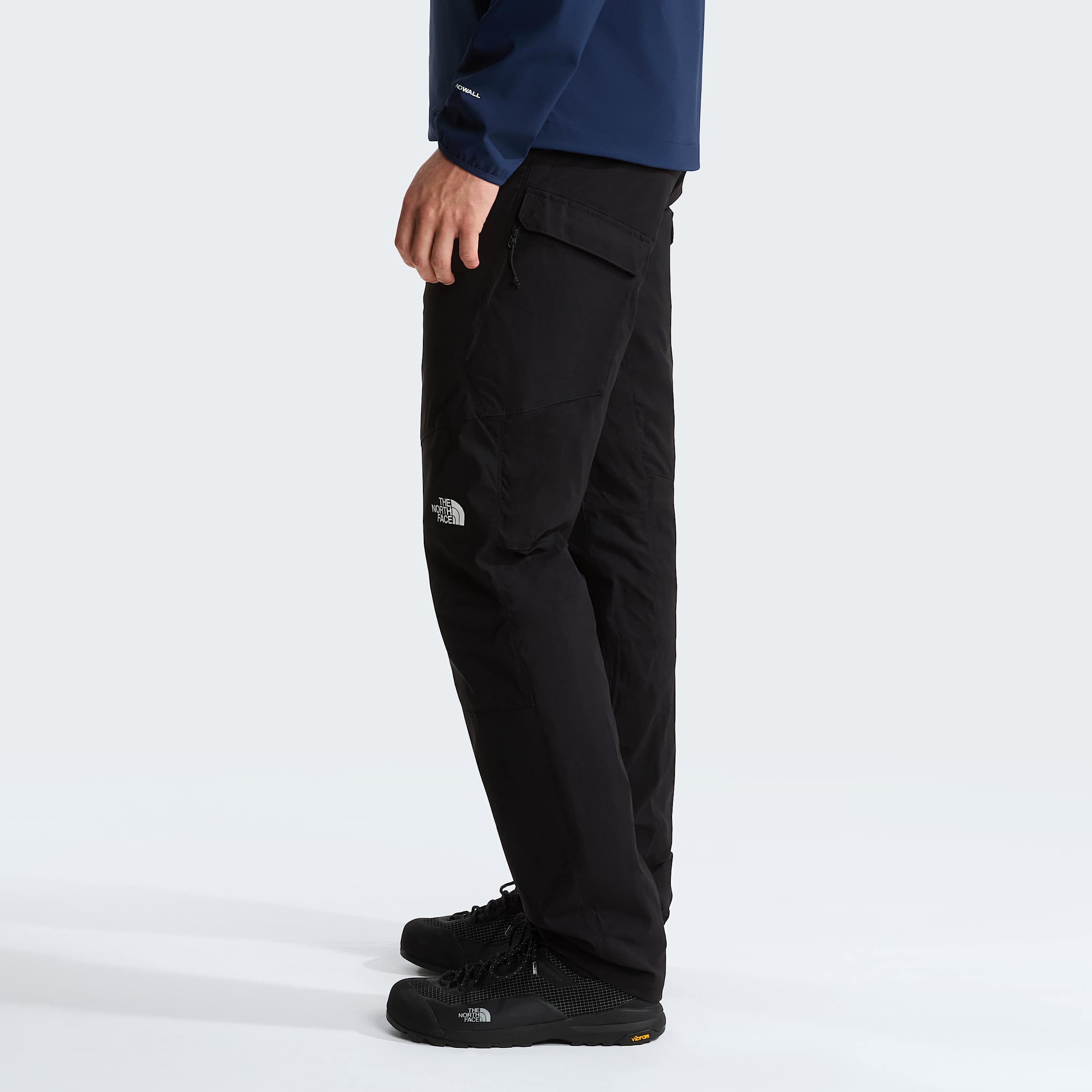 Mens Winter Exploration Regular Tapered Cargo Trousers TNF ALT2