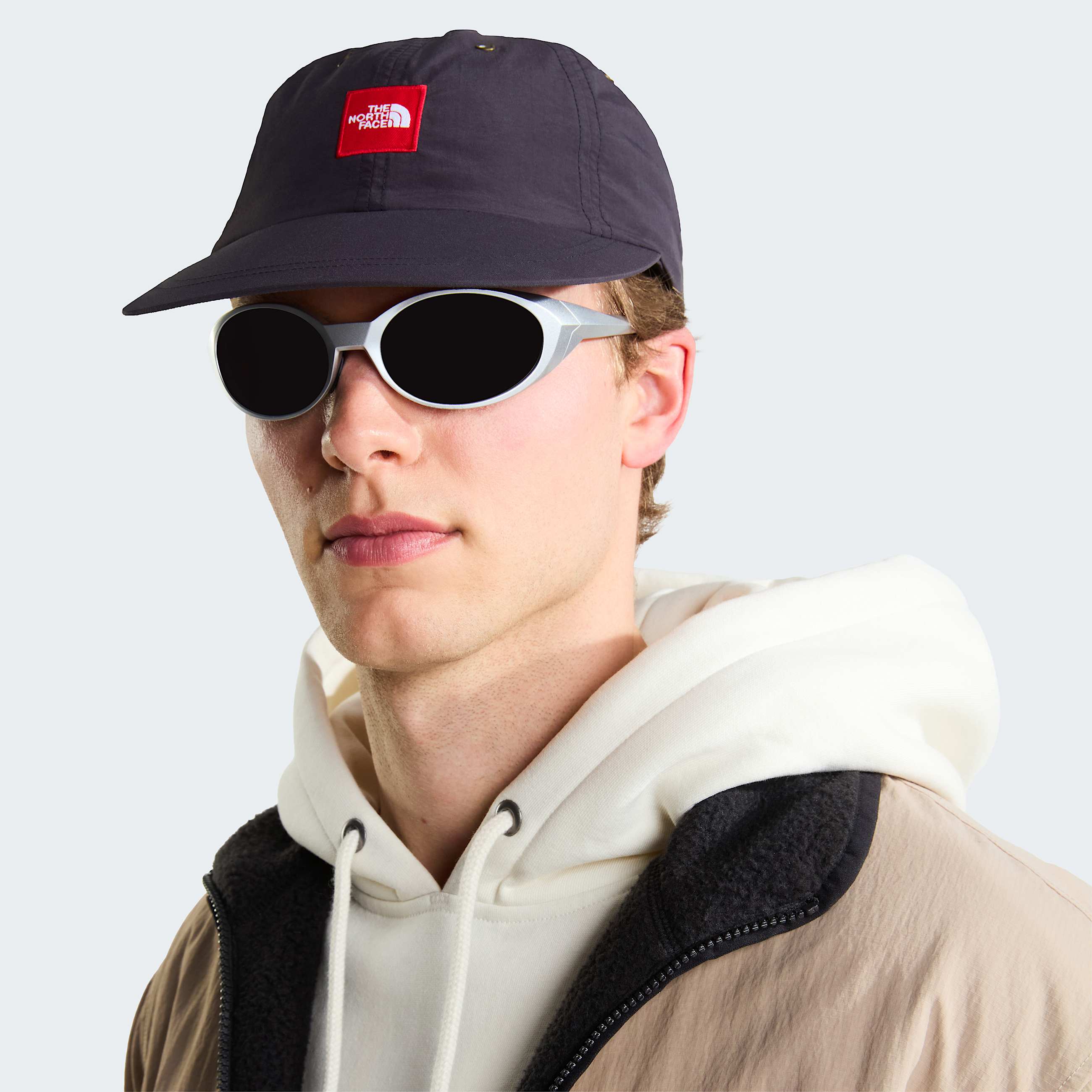 Red Box Nylon Hat TNF ALT1