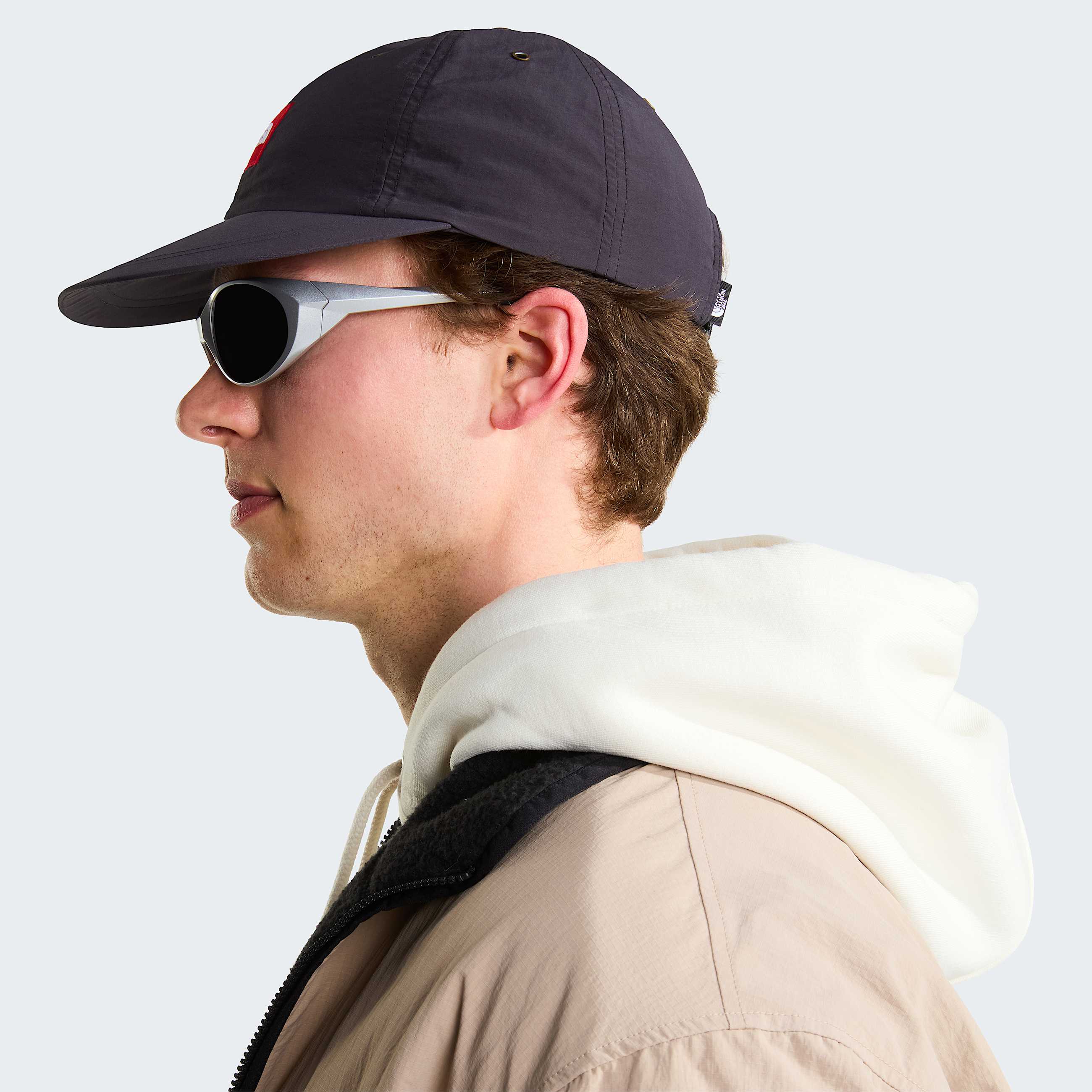 Red Box Nylon Hat TNF ALT3