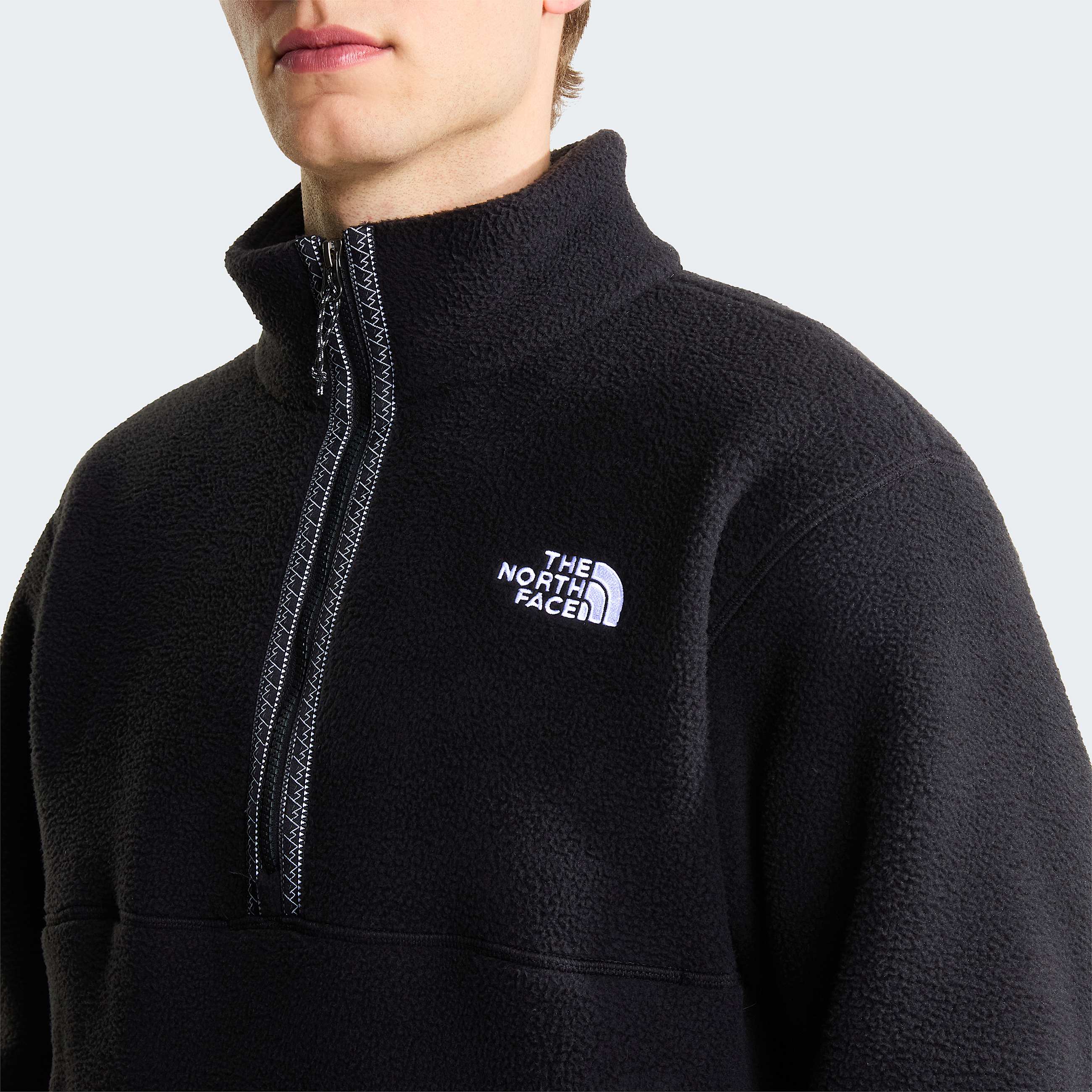 Pile pullover con cerniera a 14 TNF Fleeski da uomo TNF ALT4