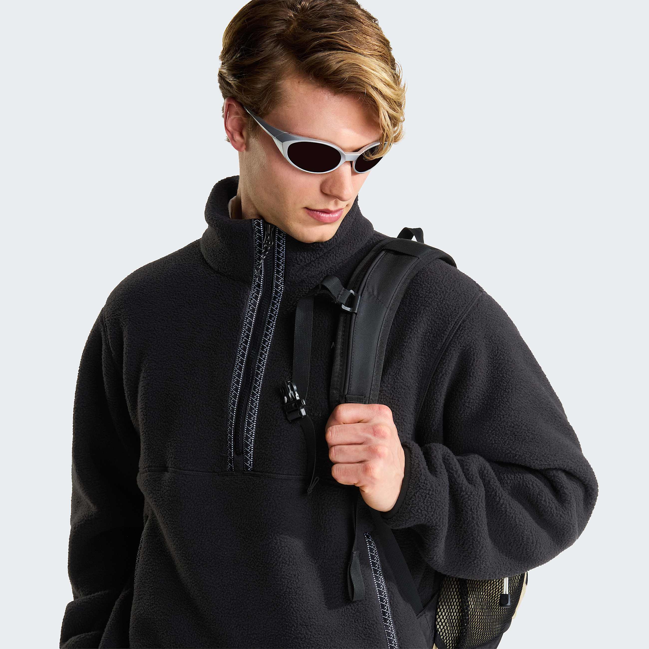 Pile pullover con cerniera a 14 TNF Fleeski da uomo TNF ALT7