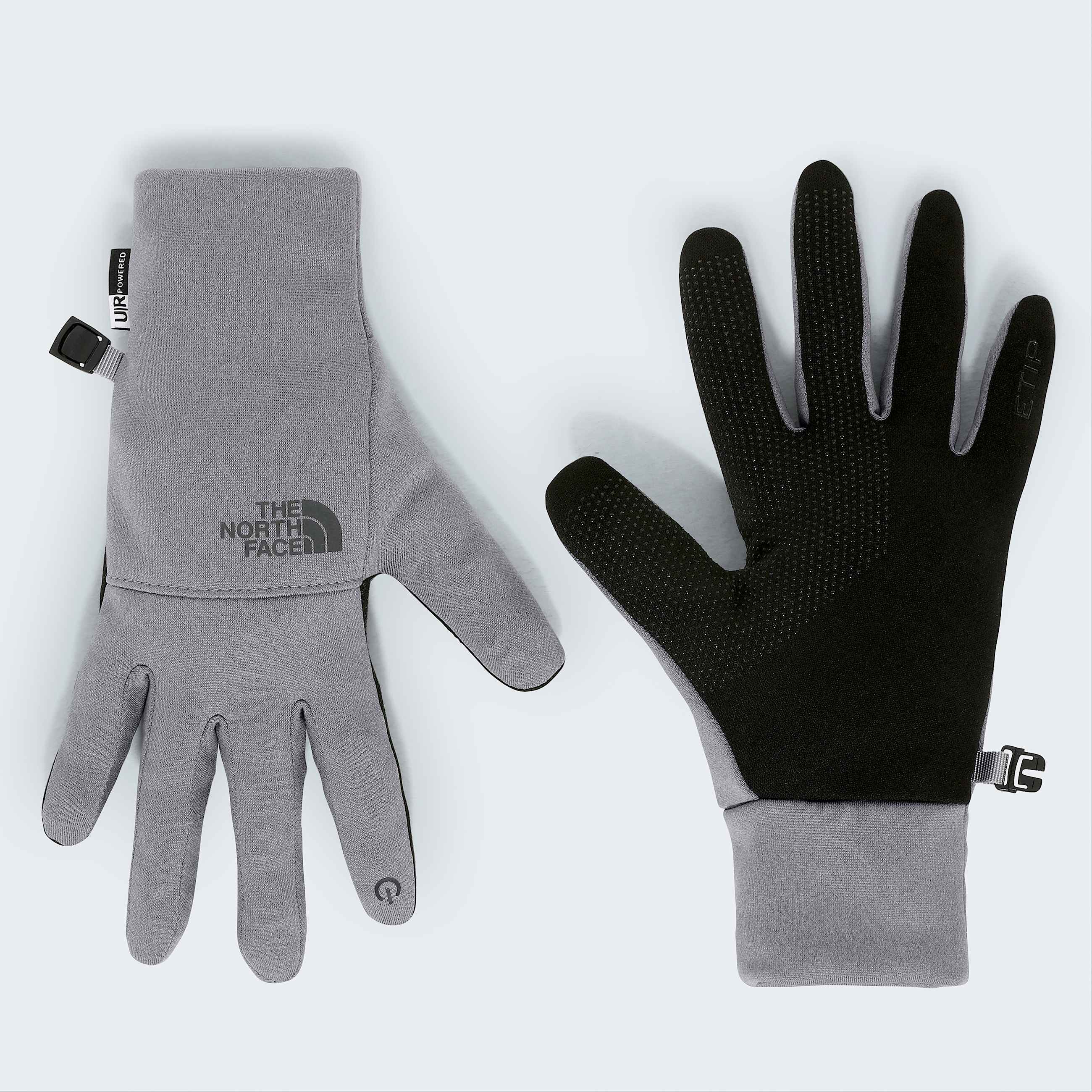 Womens Etip Gloves TNF TNF Medium Grey Heather HERO