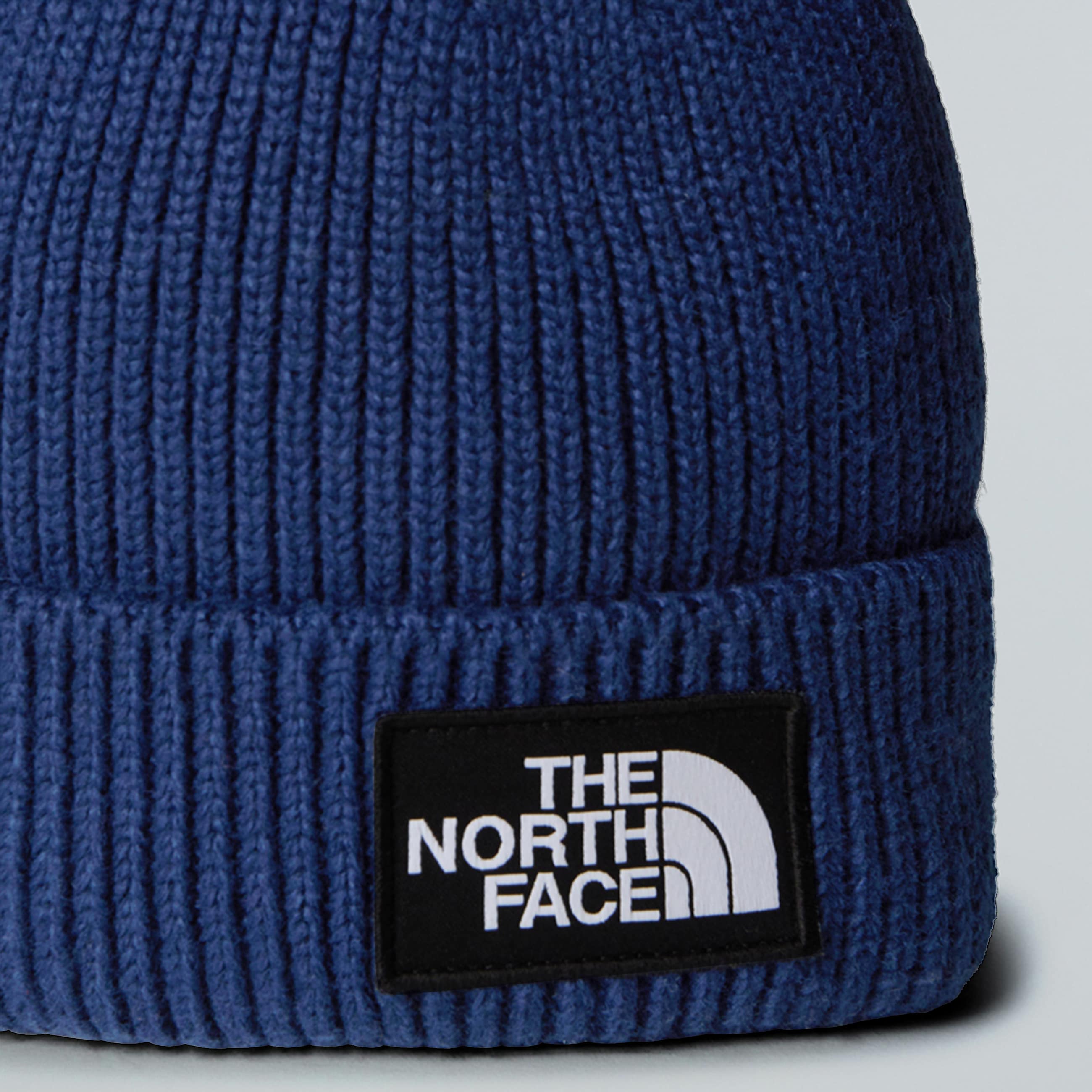TNF Logo Box Cuffed Beanie TNF Summit Navy ALT2