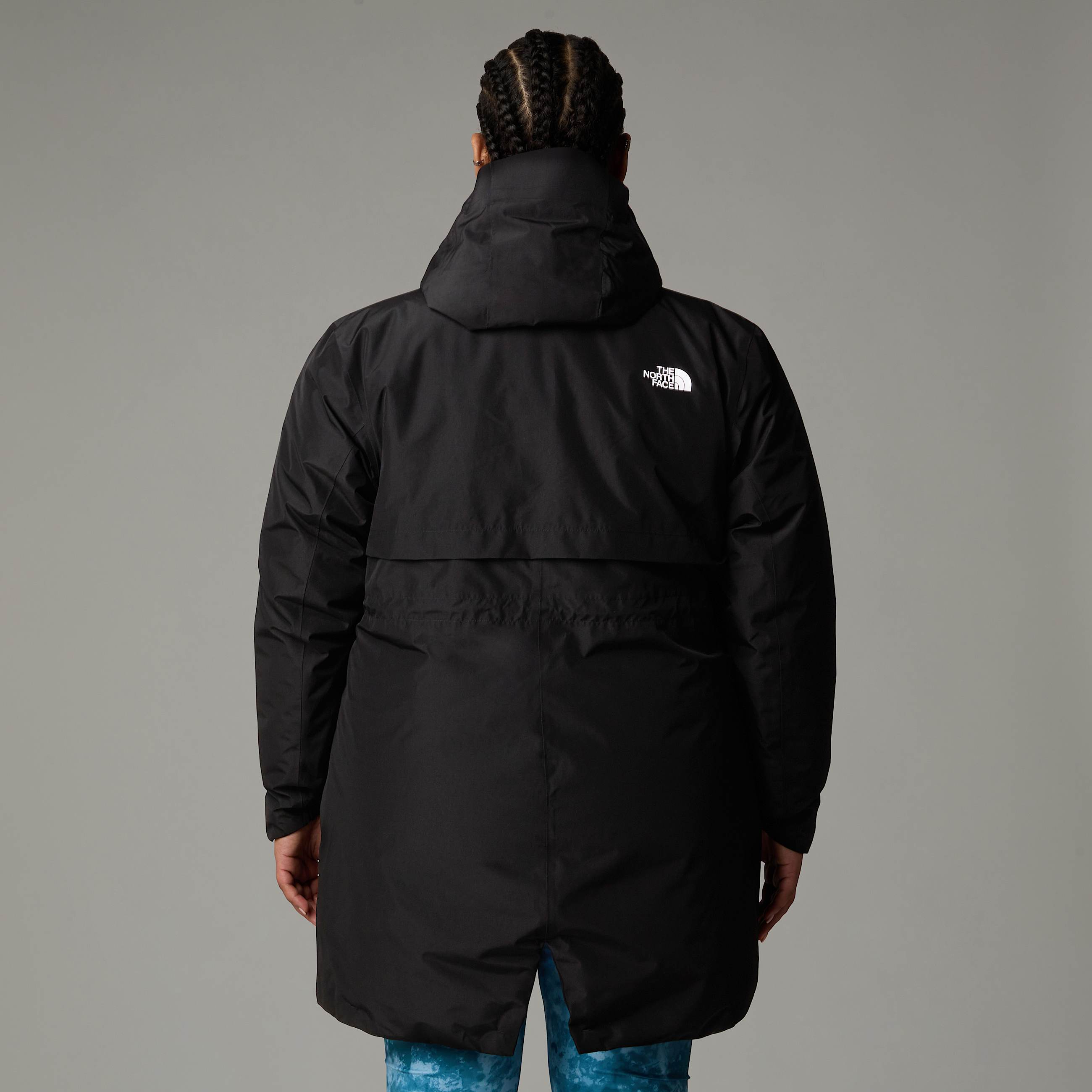 Parka de tamanho grande com isolamento Hikesteller para mulher TNF ALT4