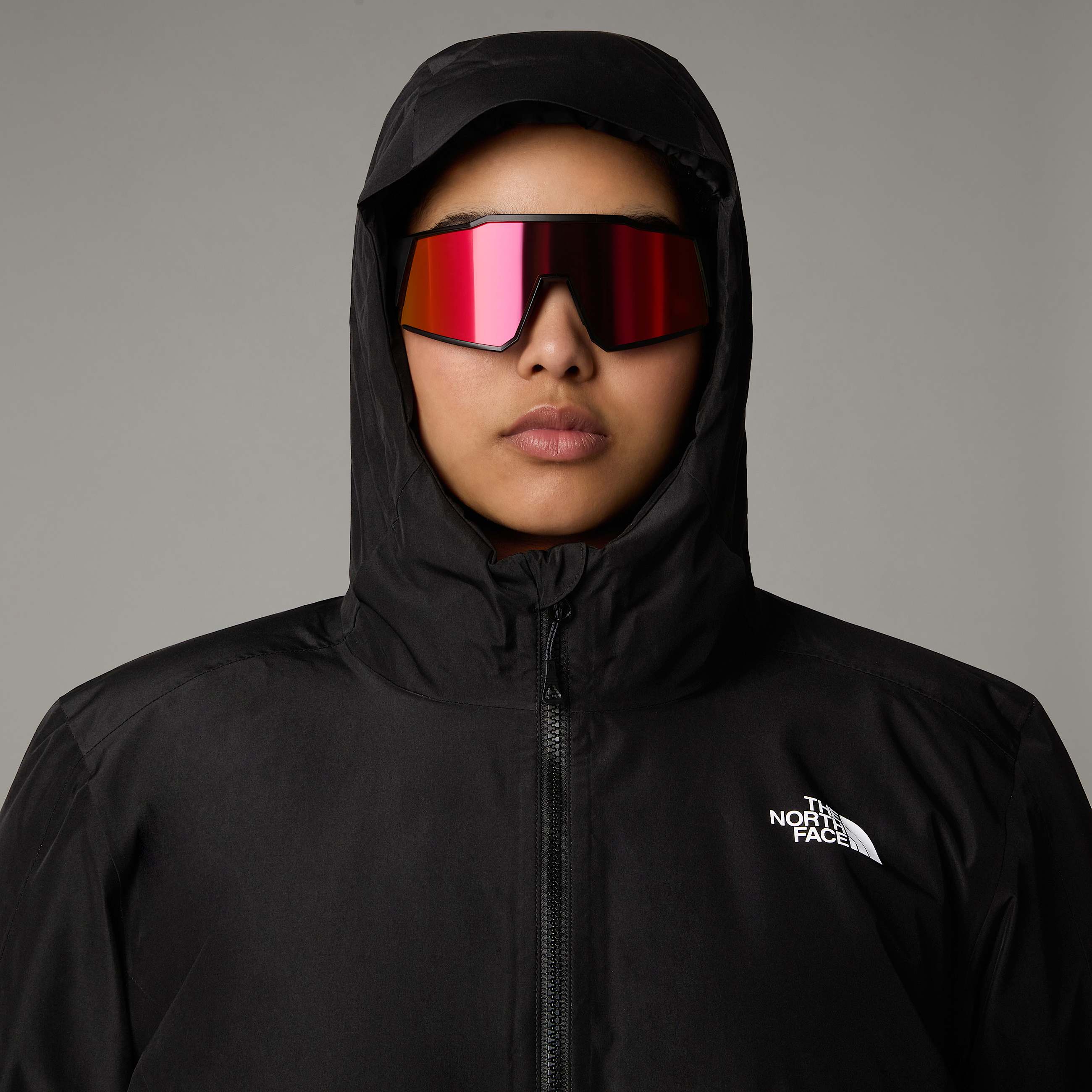 Parka de tamanho grande com isolamento Hikesteller para mulher TNF ALT6