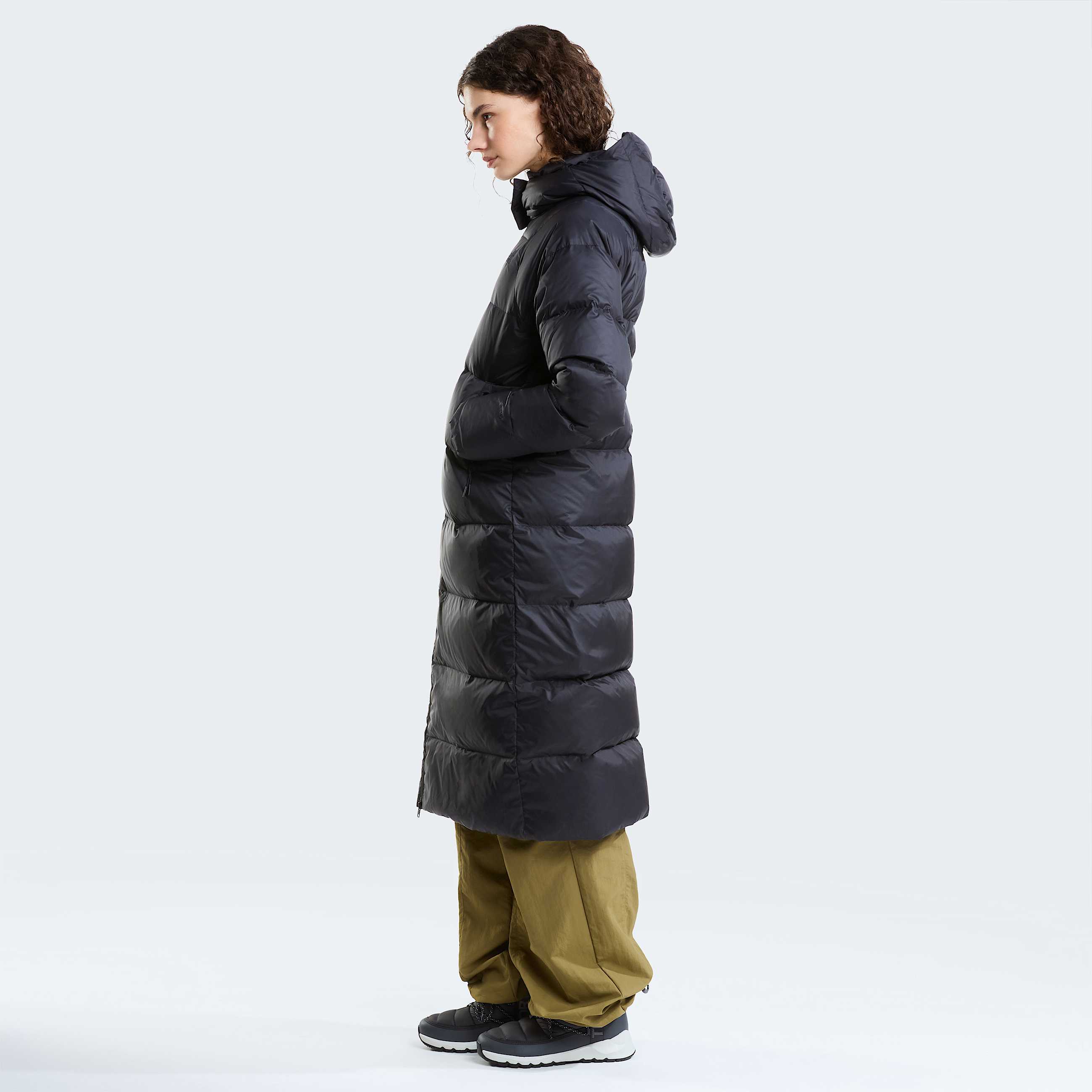 Parka lungo in piumino con cappuccio Hydrenalite City da donna TNF TNF Black ALT2