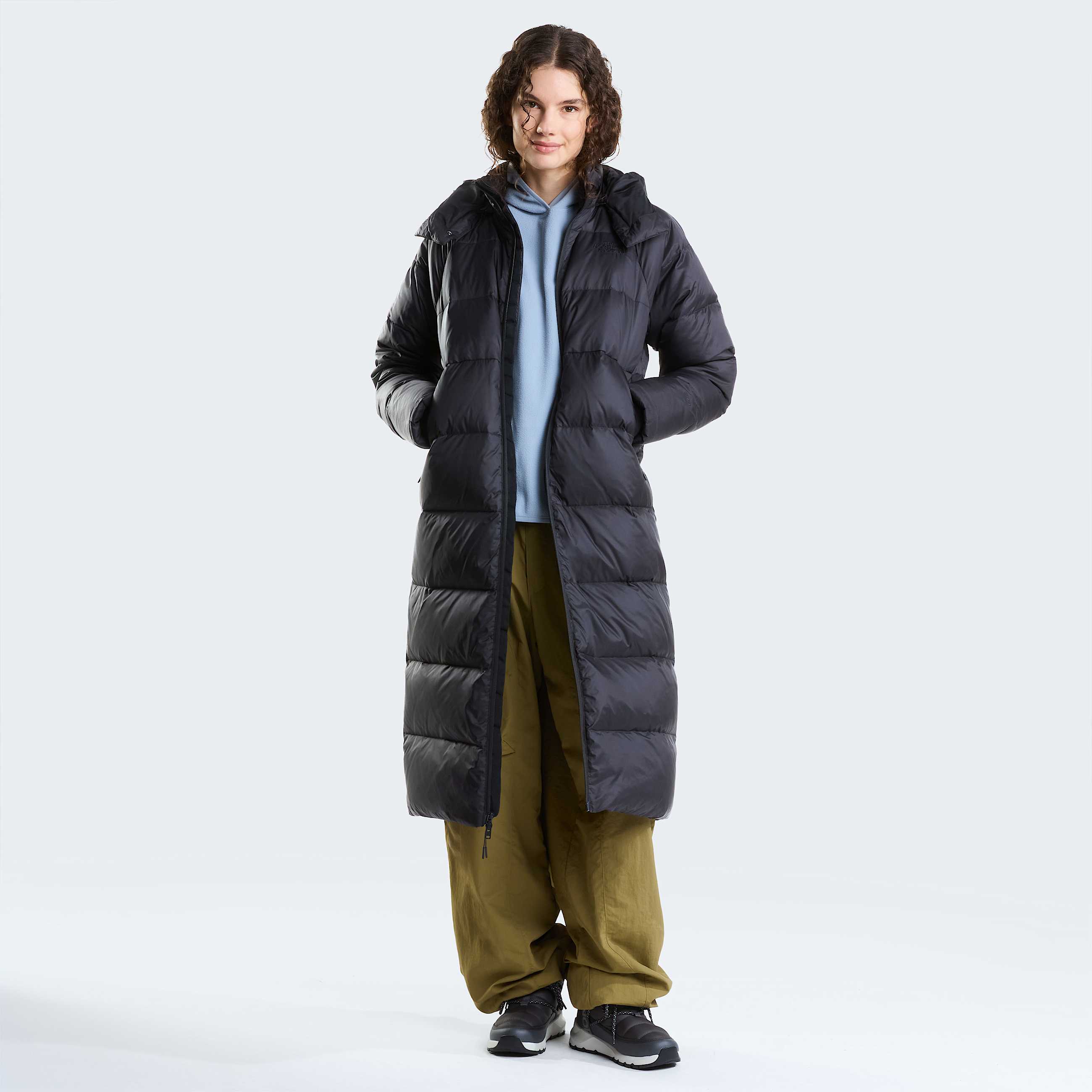 Parka lungo in piumino con cappuccio Hydrenalite City da donna TNF TNF Black ALT4