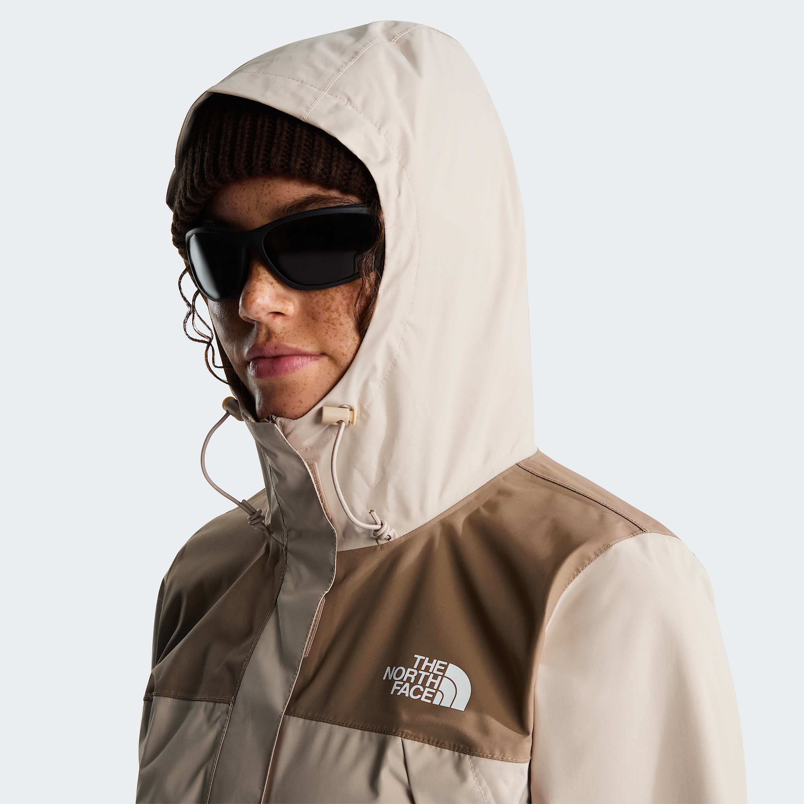 Veste impermable Antora pour femme TNF Timeless TaupeGarnet ALT5