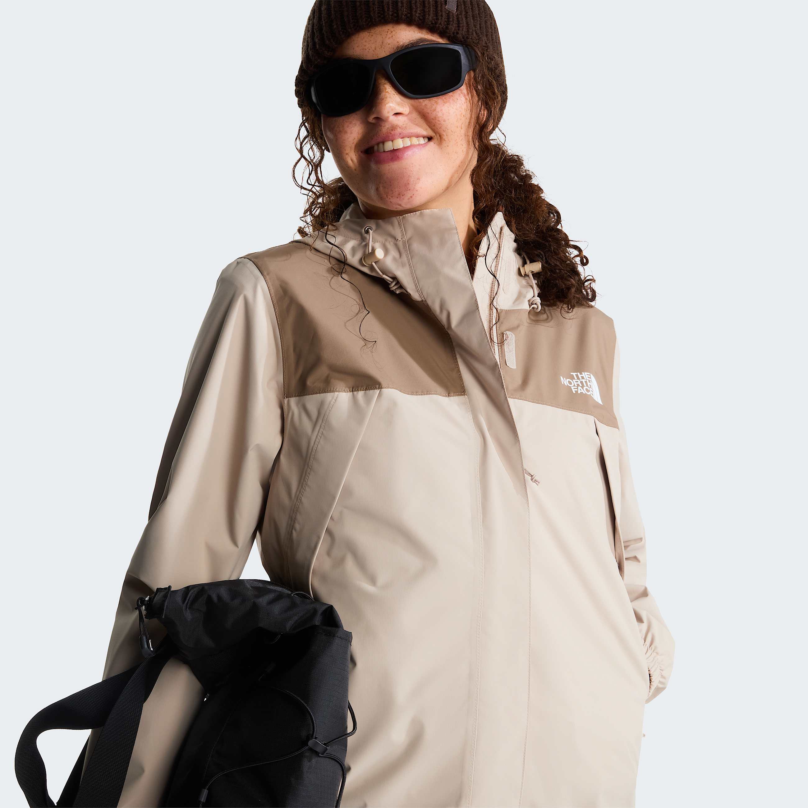 Veste impermable Antora pour femme TNF Timeless TaupeGarnet ALT8