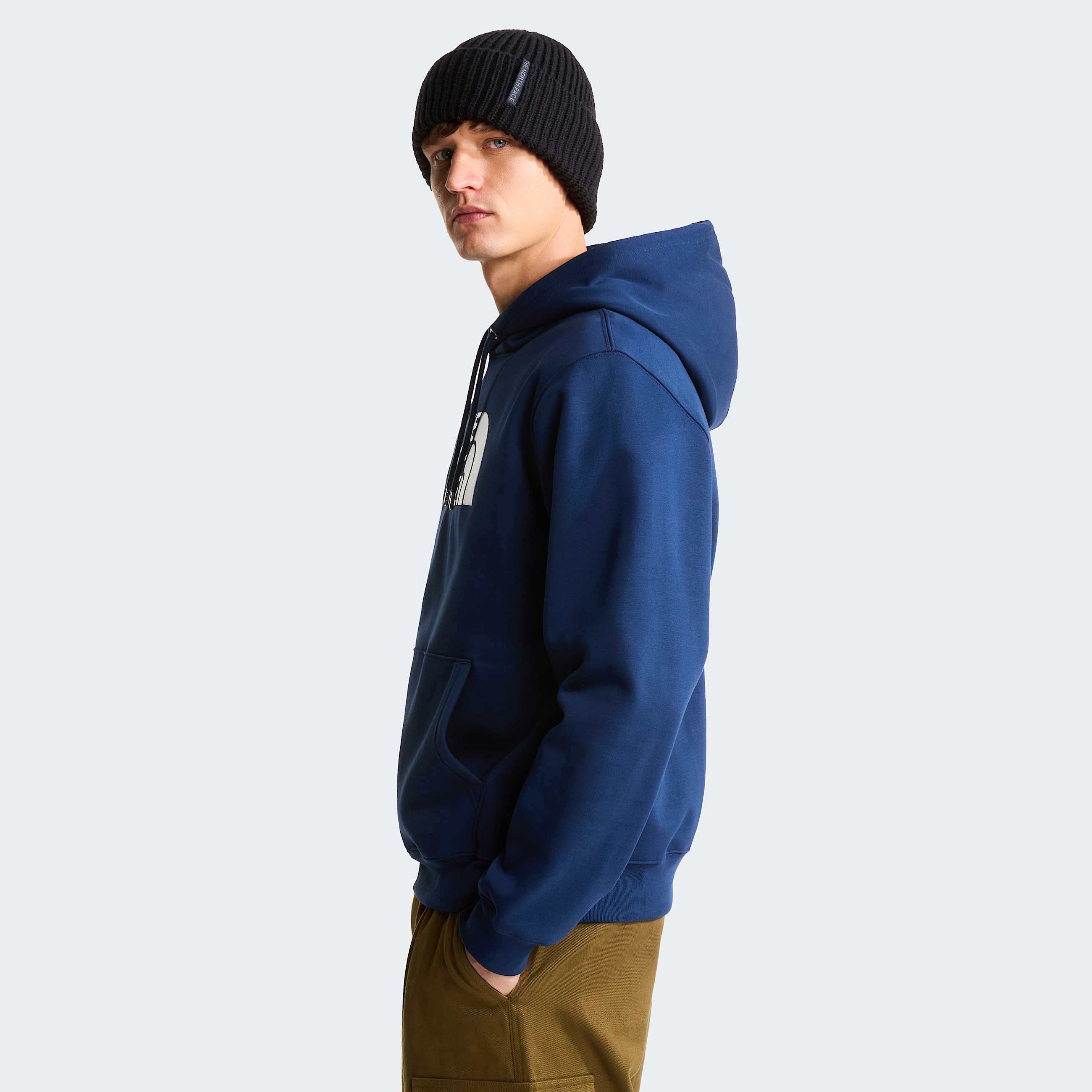 Sudadera recta con capucha TNF Essential Drew Peak para hombre TNF ALT2