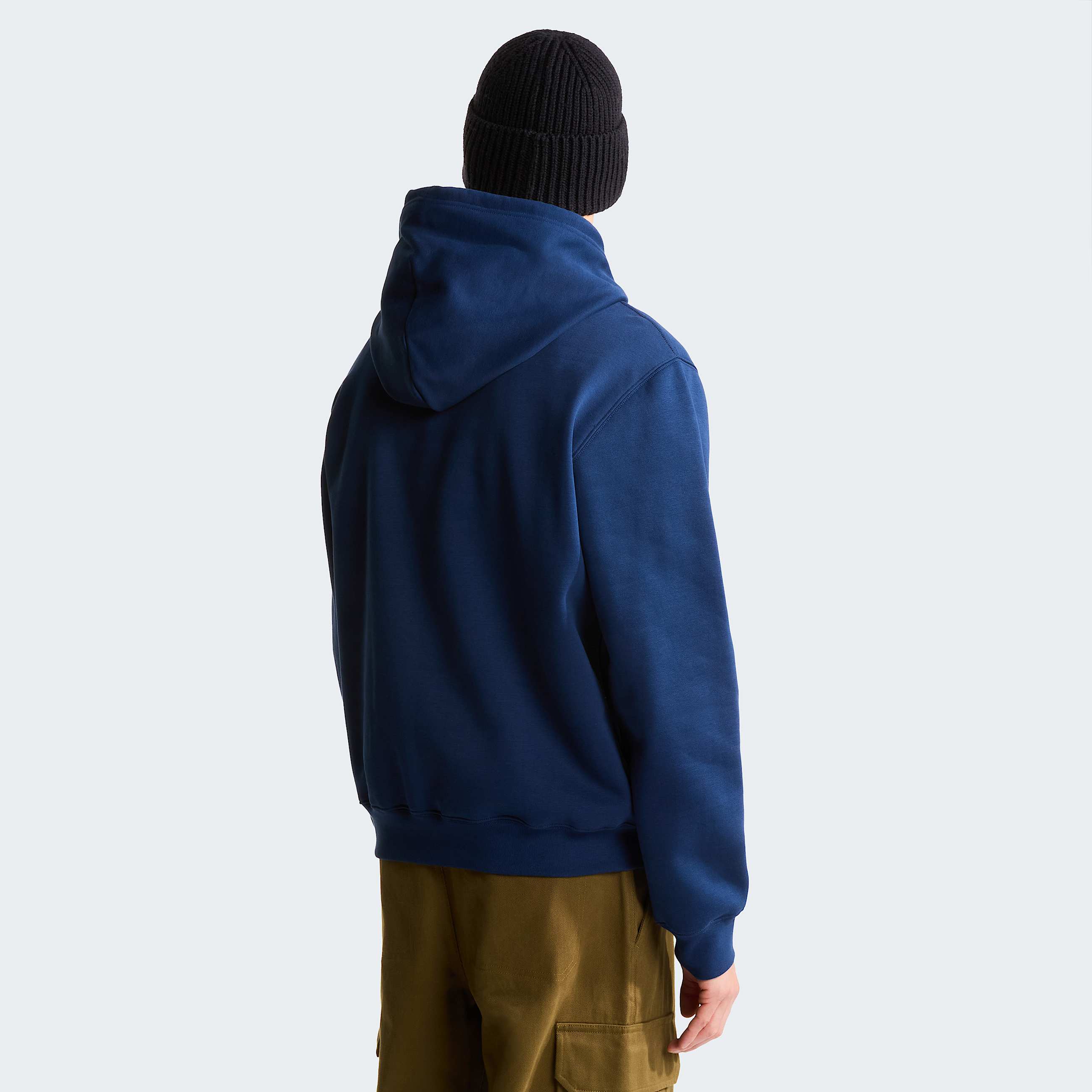 Sudadera recta con capucha TNF Essential Drew Peak para hombre TNF ALT3