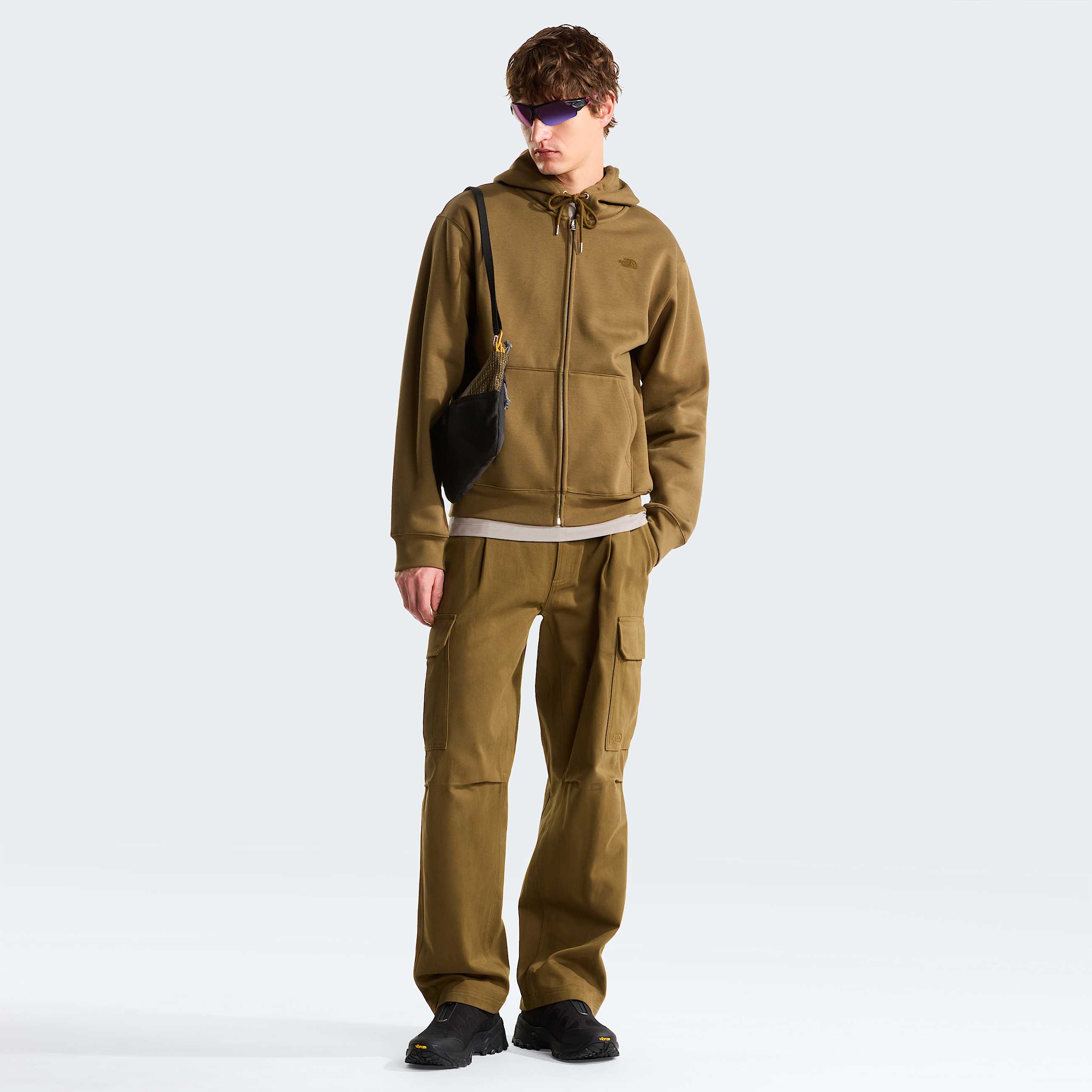Sudadera con capucha y cremallera completa TNF Essential Simple Dome para hombre TNF ALT1