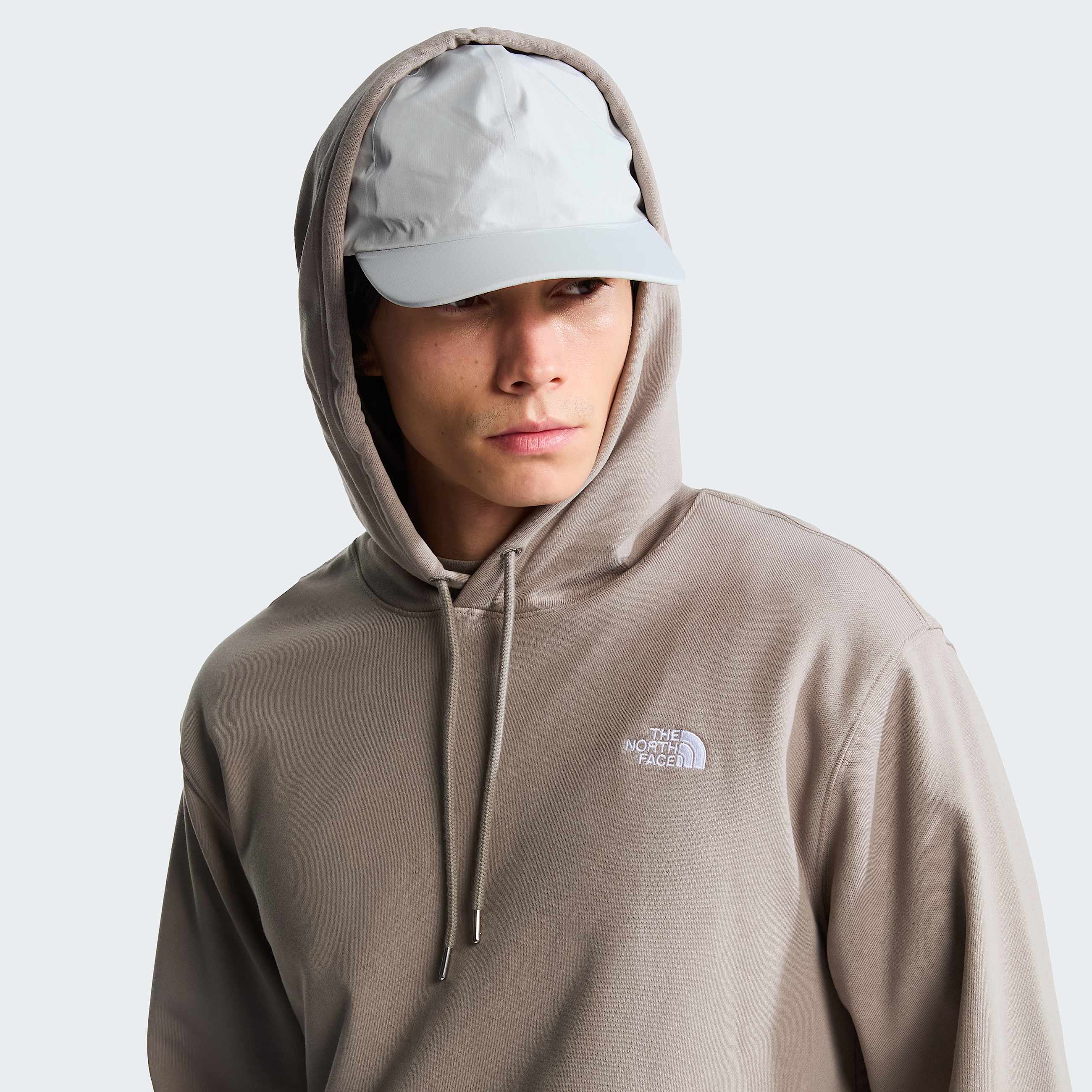 Sudadera holgada con capucha en tejdo de rizo TNF Essential Simple Dome para hombre TNF ALT4