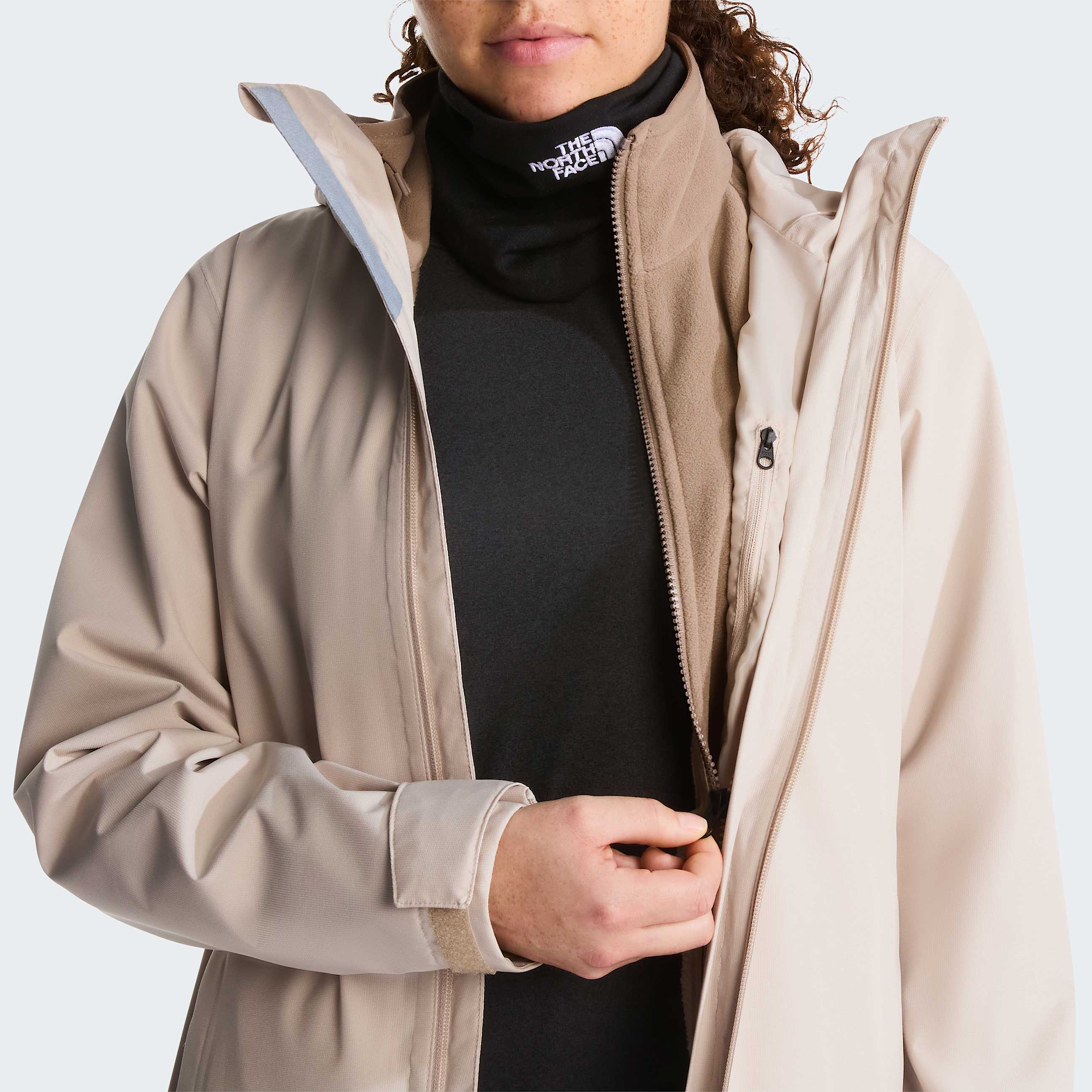 Veste Quest DryVent Triclimate 3en1 pour femme TNF Timeless TaupeGarnet ALT12