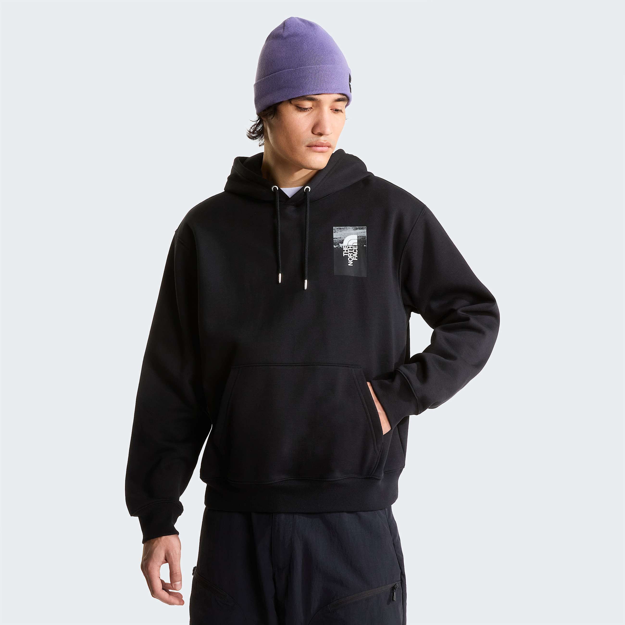 Mens Apex 75 Collage Relaxed Hoodie TNF ALT1
