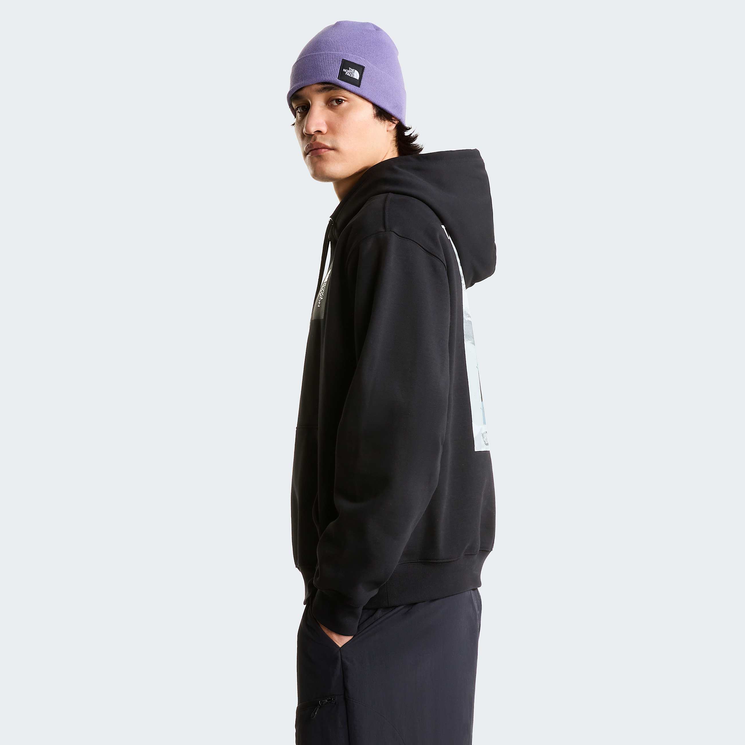 Mens Apex 75 Collage Relaxed Hoodie TNF ALT3