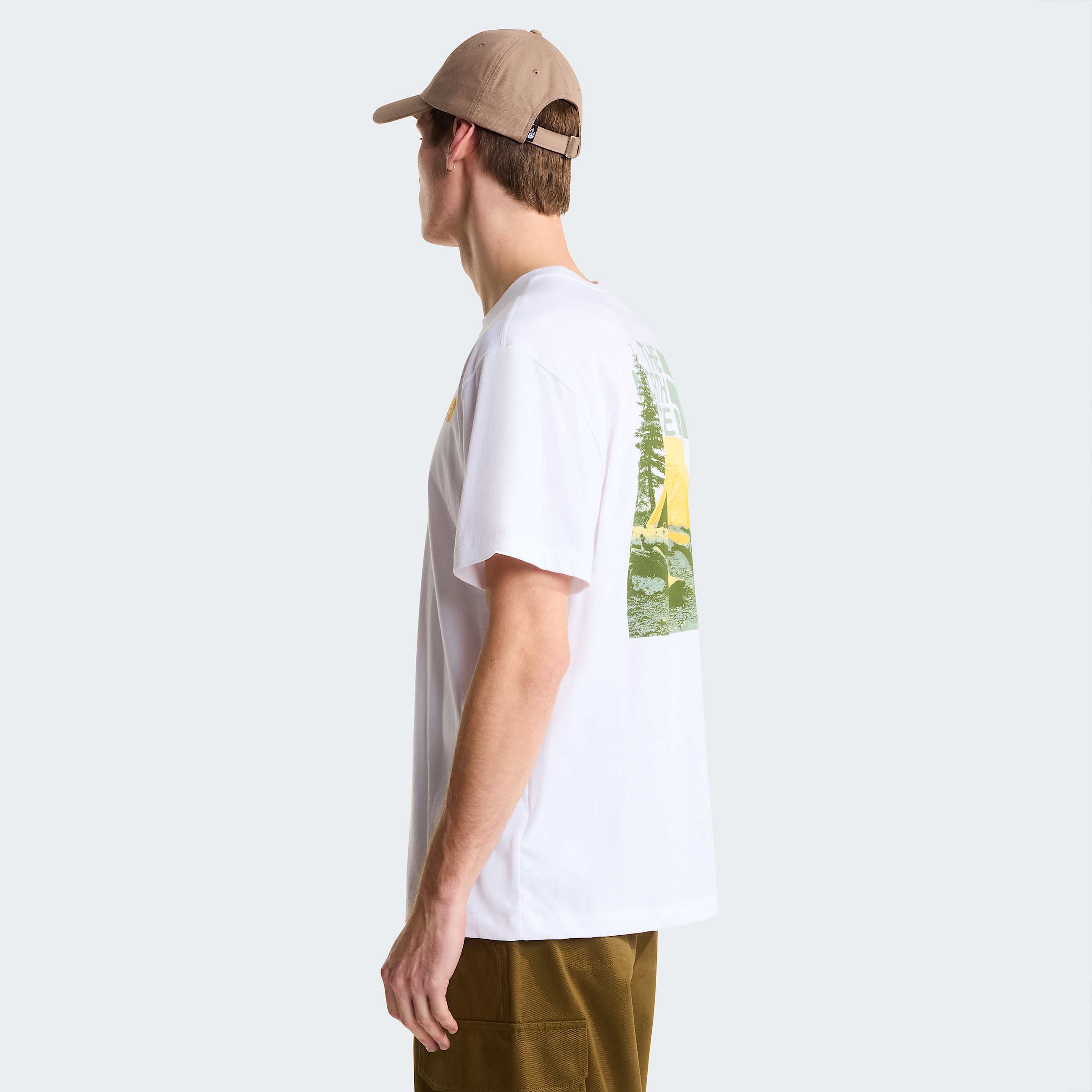 Mens Pitch A Tent Relaxed TShirt TNF ALT3
