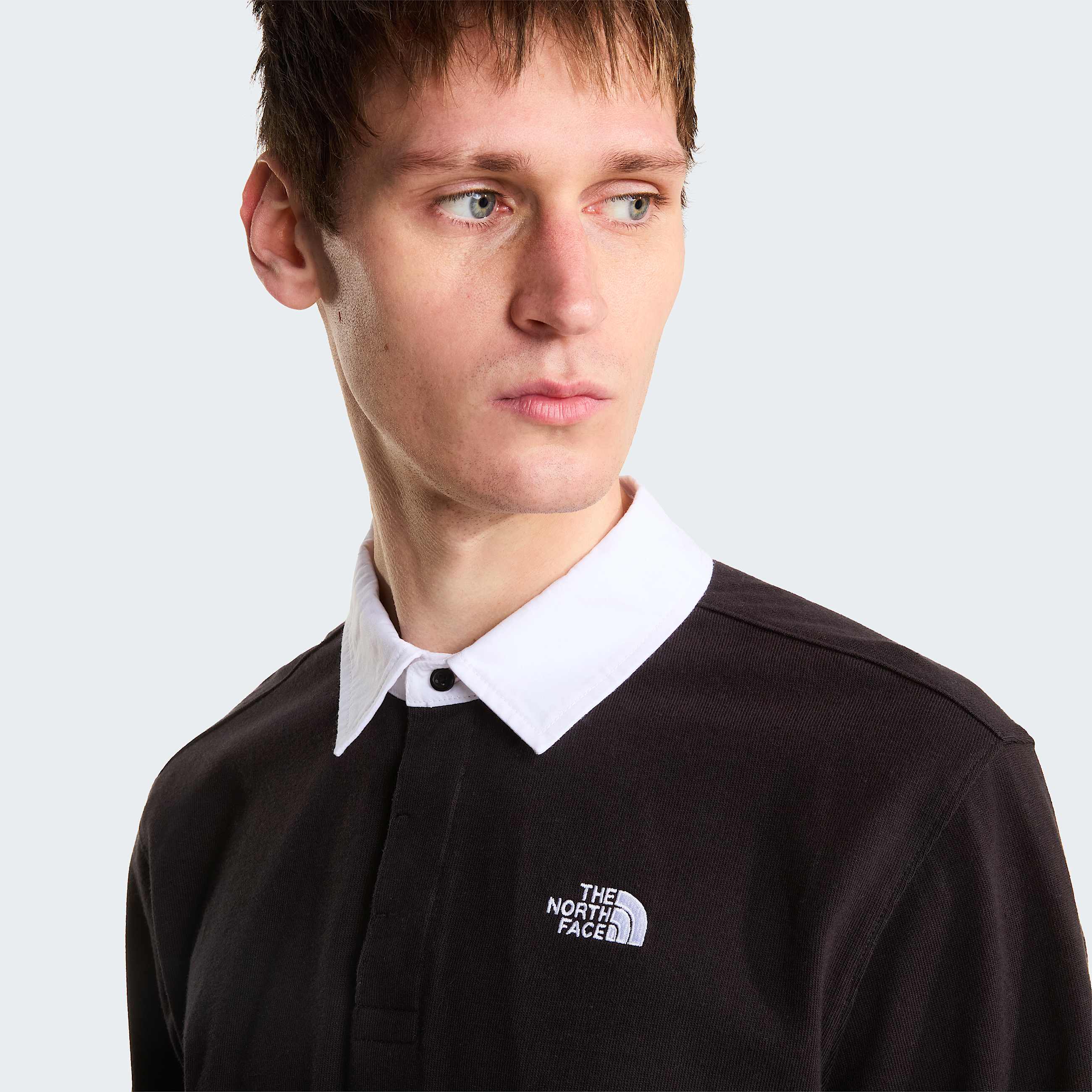 Mens Vista LongSleeve Rugby Shirt TNF ALT4
