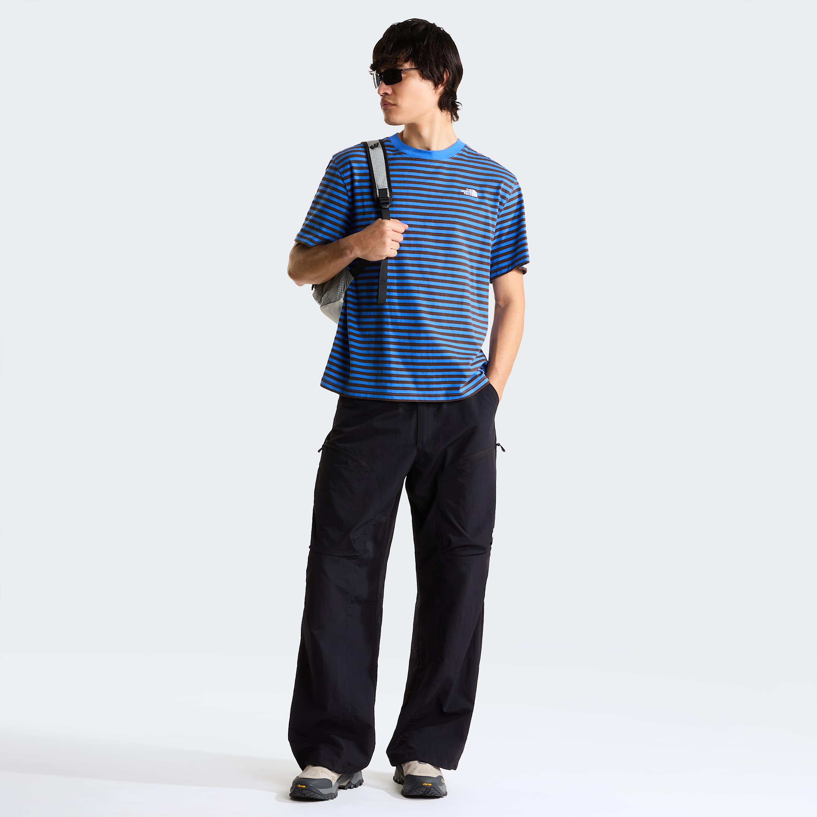 Mski Tshirt w paski Vista TNF ALT1