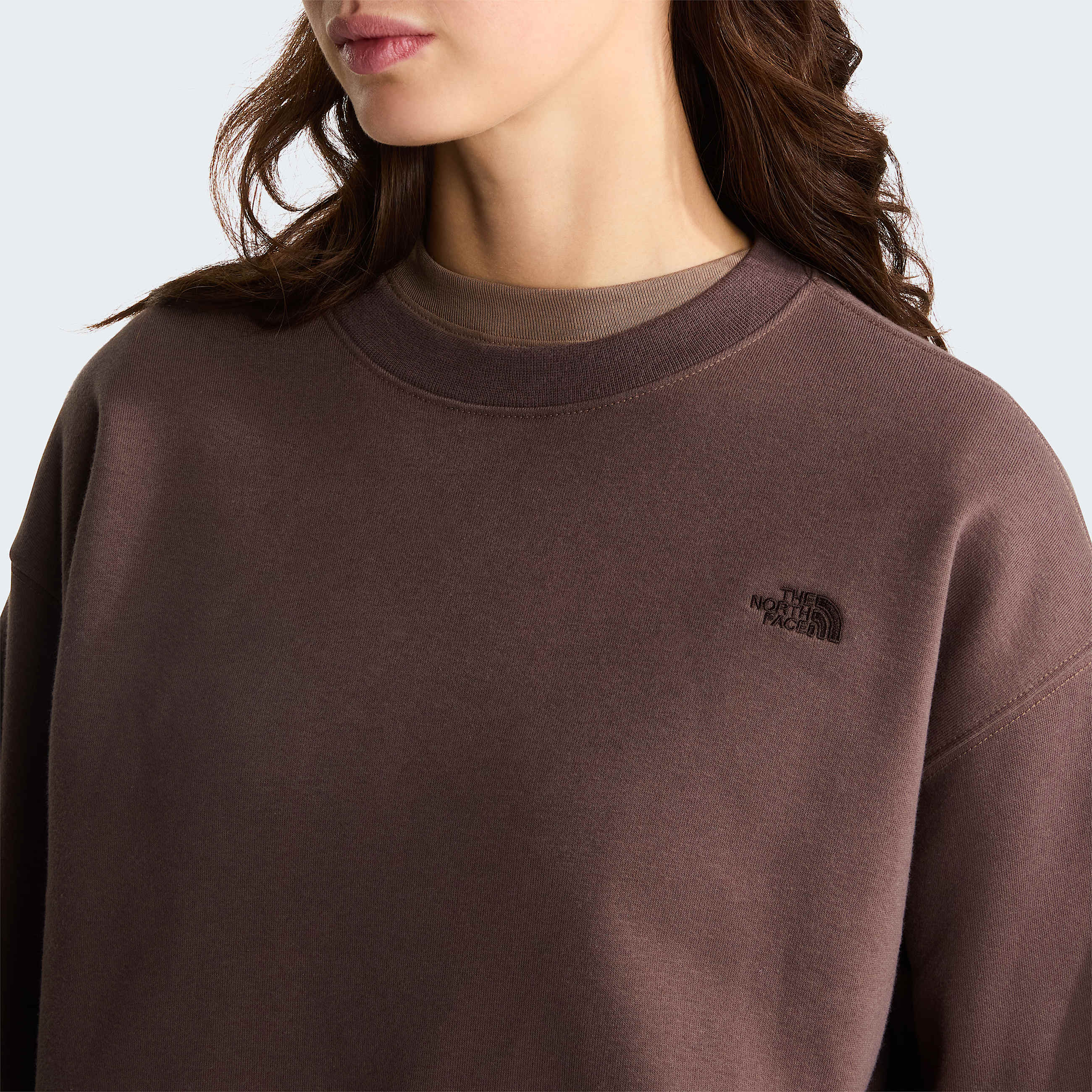 Felpa oversize TNF Essential Simple Dome Boxy da donna TNF ALT4