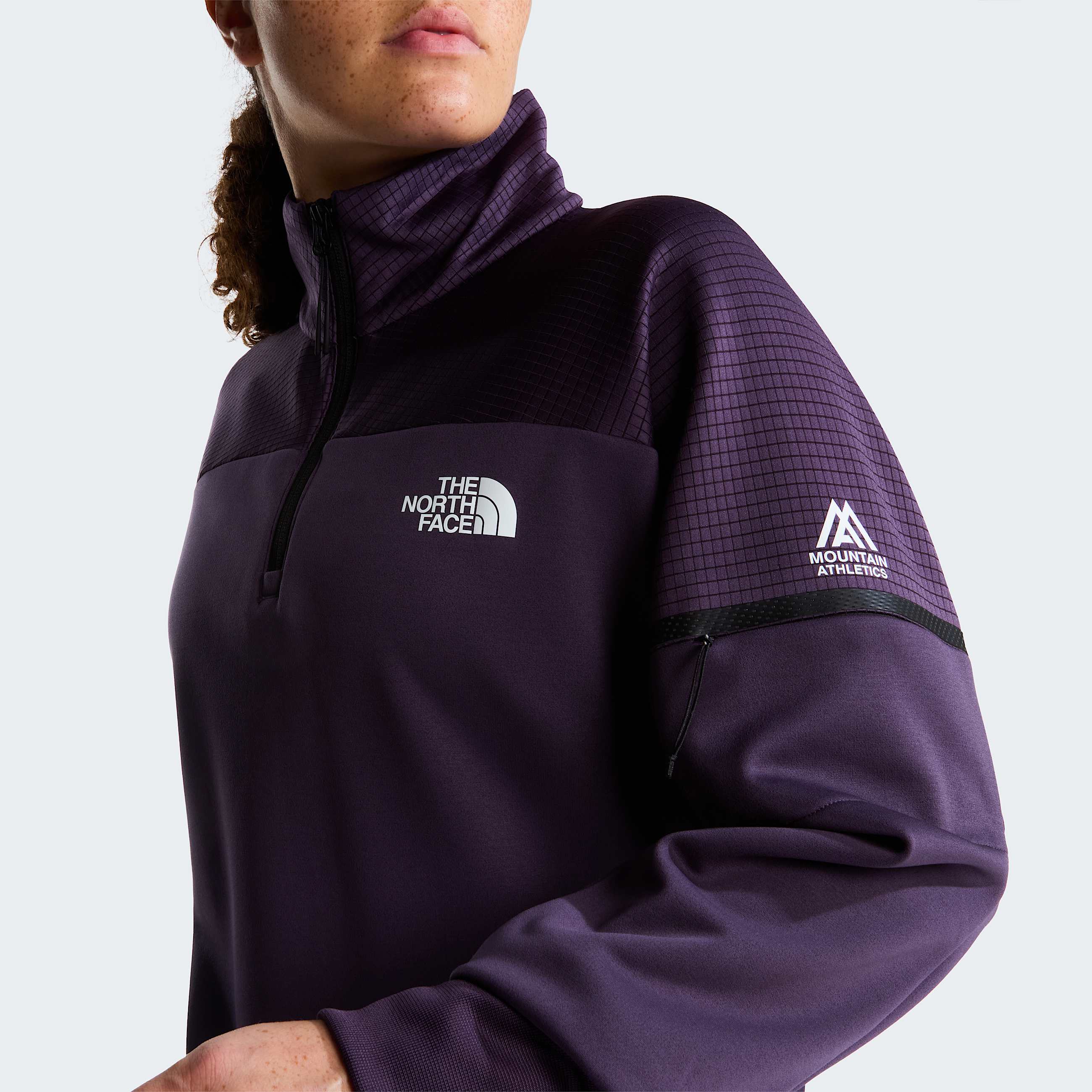 Damski polar z zamkiem o dugoci 14 Mountain Athletics 20 TNF ALT4