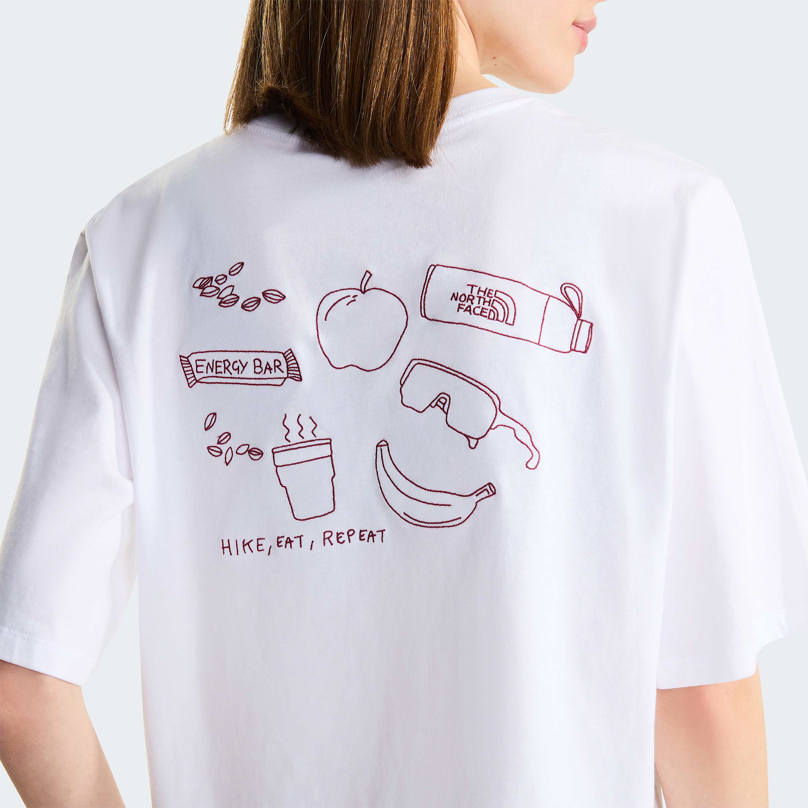 Tshirt Hike Picnic Boxy con grafica da donna TNF ALT5