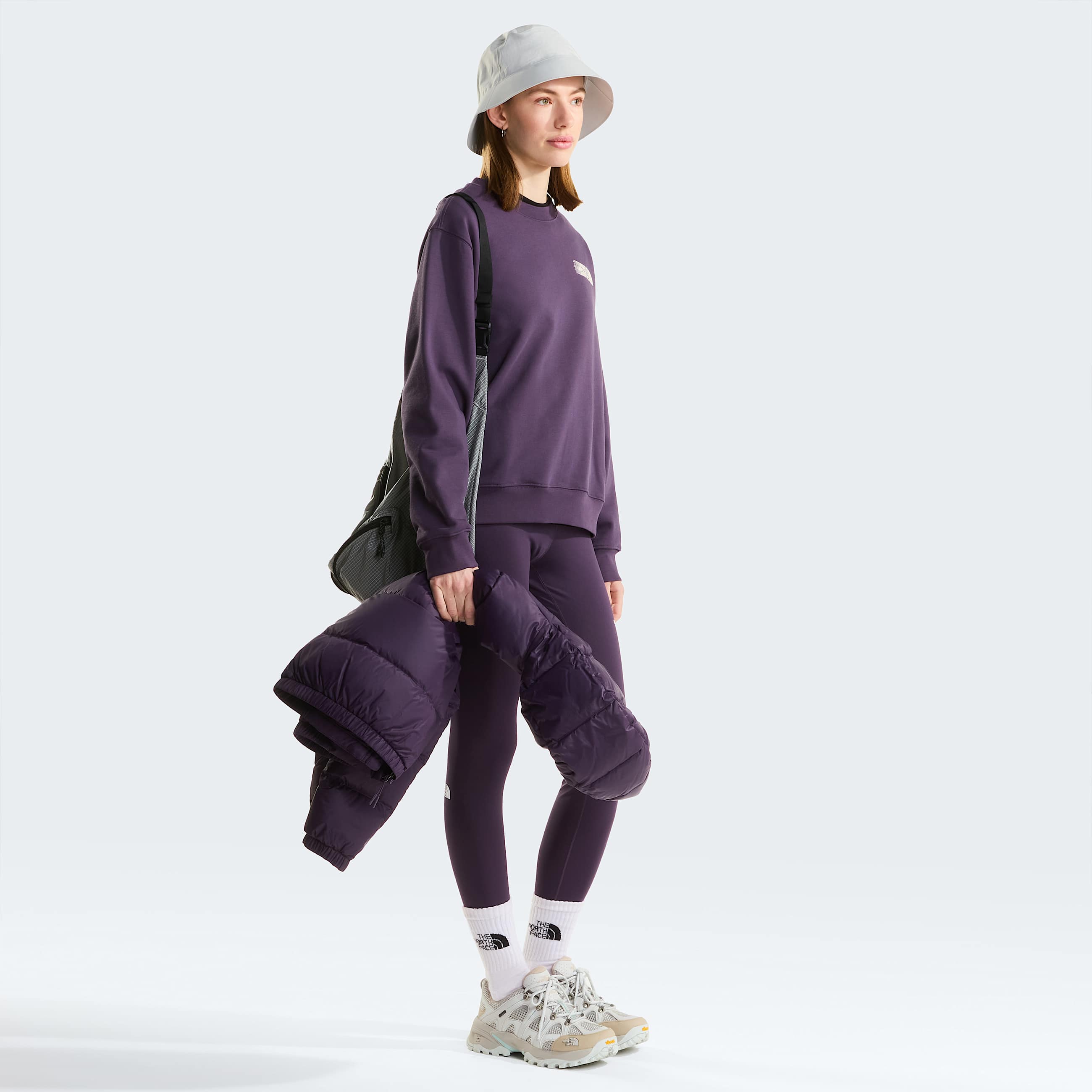 Felpa Retro Trail Relaxed con grafica da donna TNF ALT1