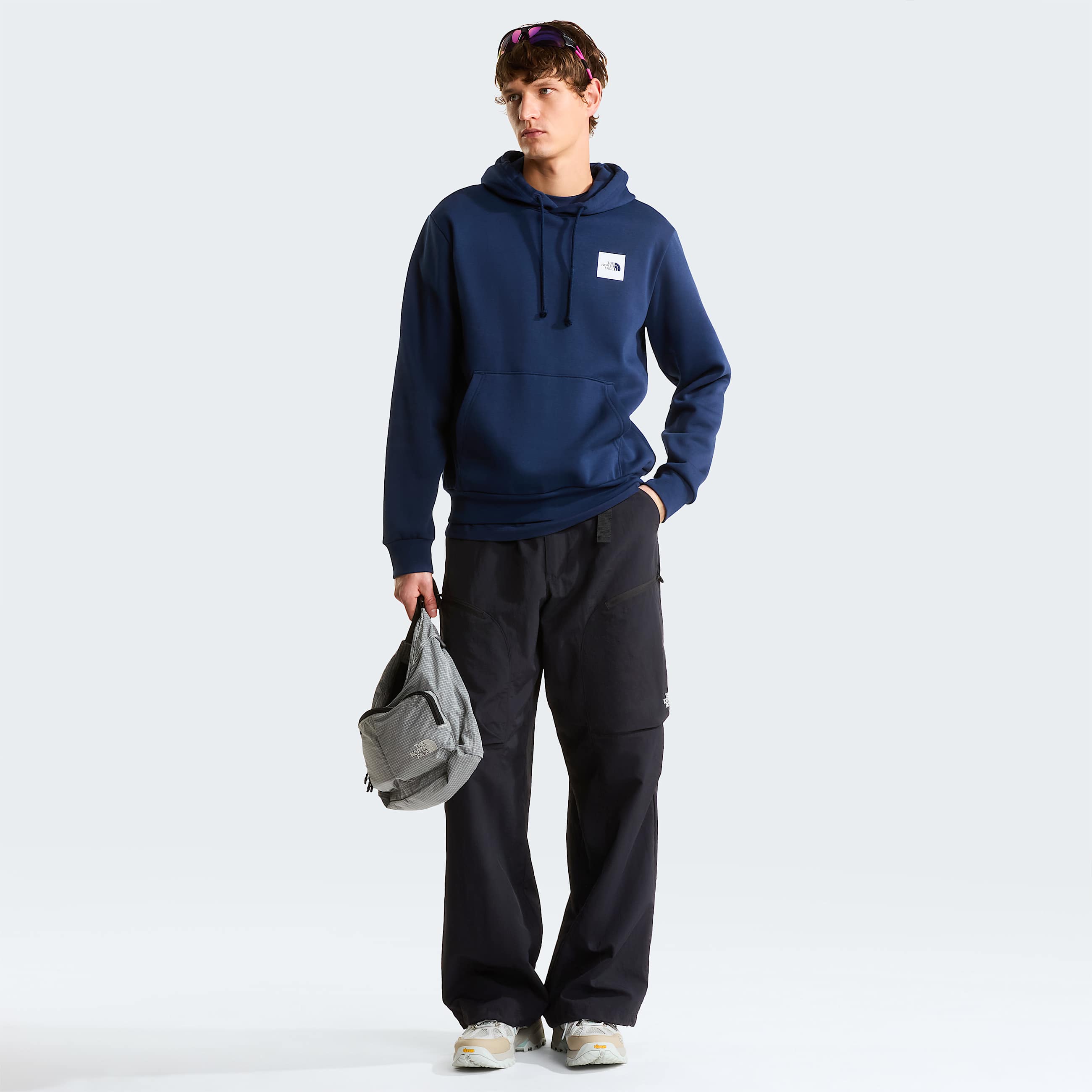 Felpa con cappuccio Box Half Dome Regular da uomo TNF ALT1