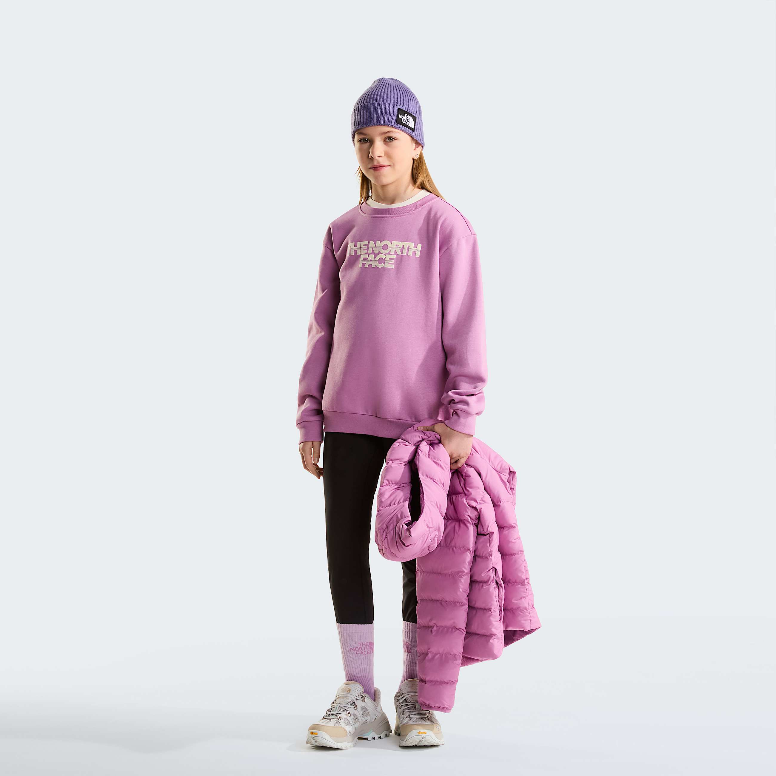 Sweat graphique dcontract Chalbi pour fille TNF ALT1