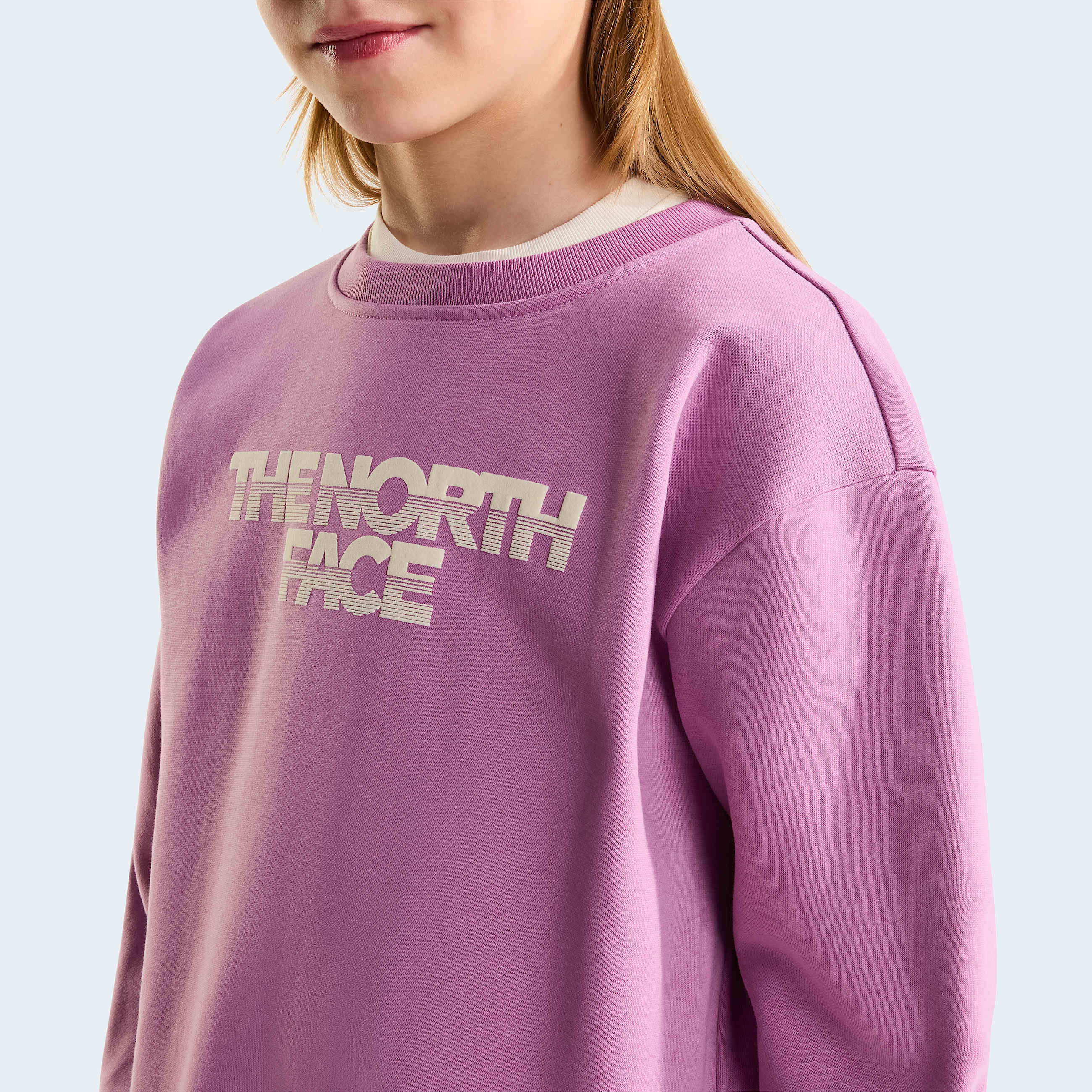 Sweat graphique dcontract Chalbi pour fille TNF ALT4