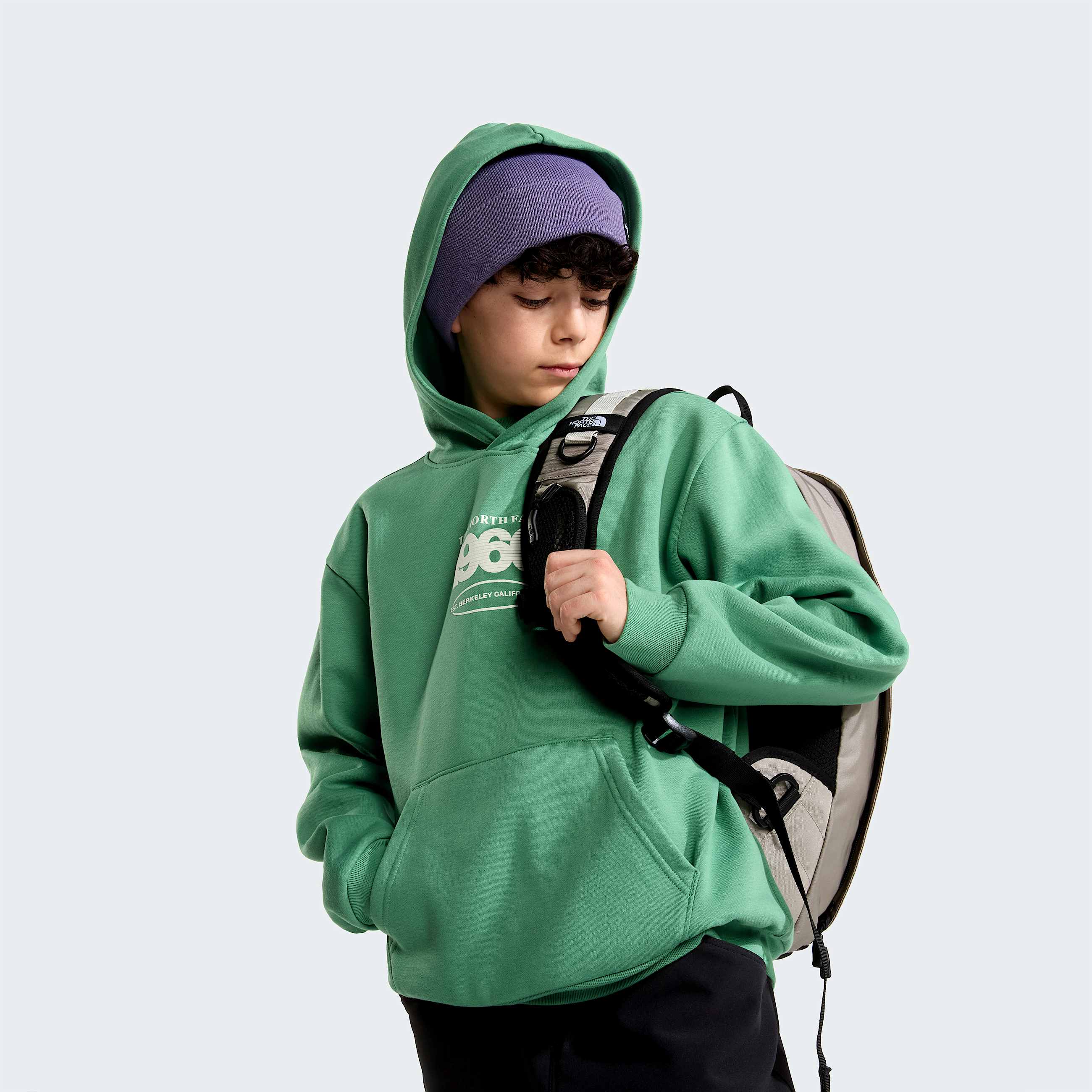 Sweat  capuche graphique dcontract Track pour enfant TNF ALT7