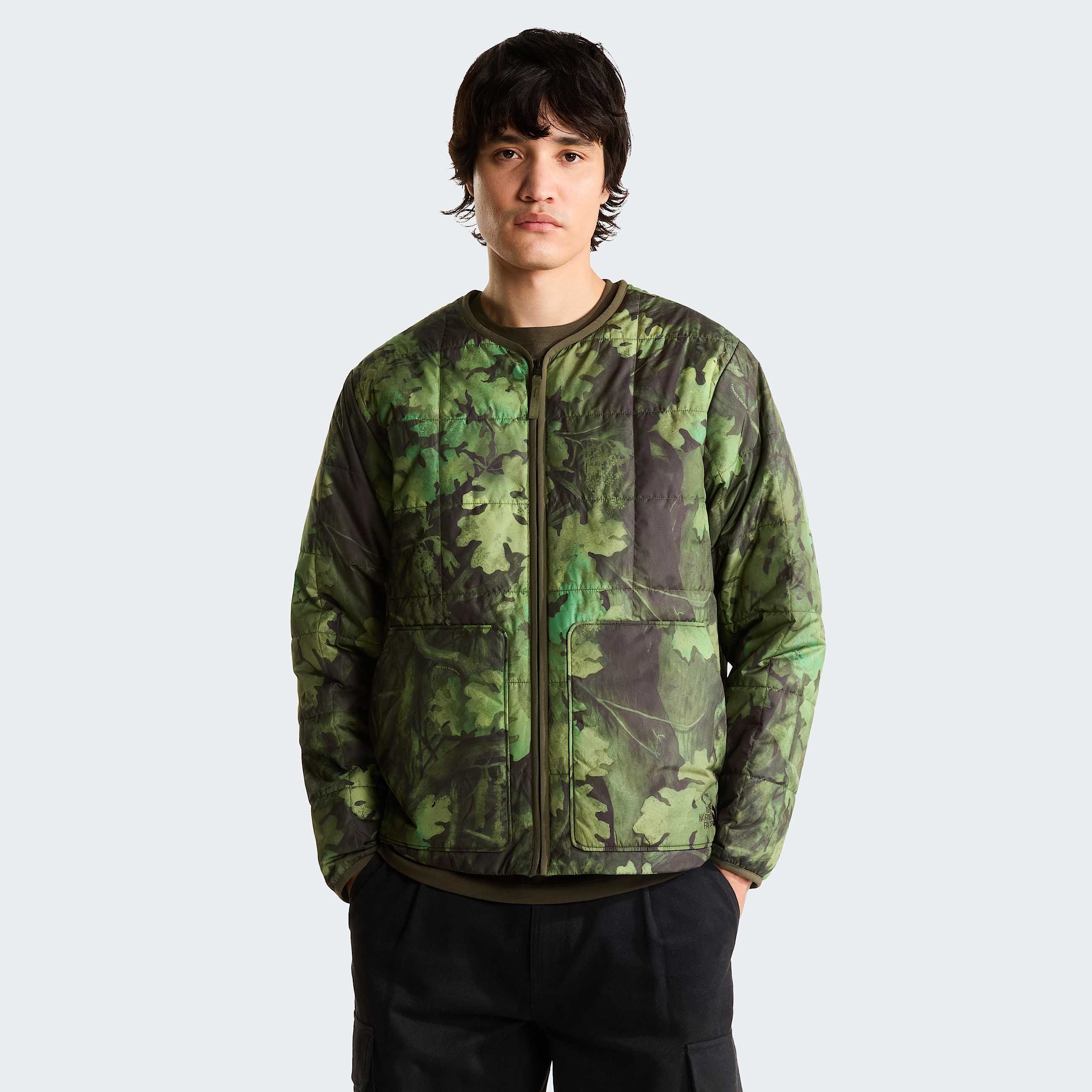 Mens Lhotse Lightweight Insulated Printed Jacket TNF HERO