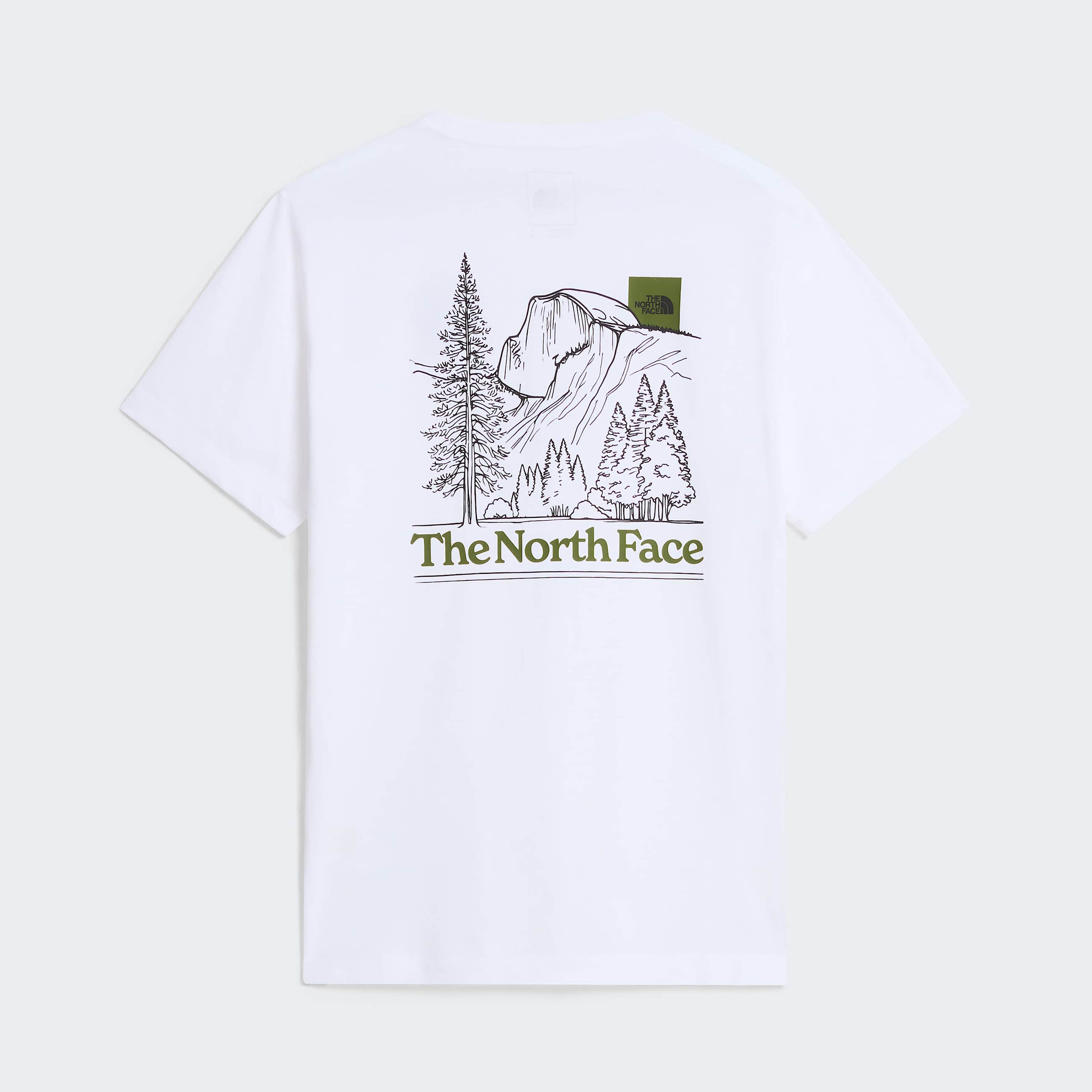Camiseta recta con estampado grfico Monte para hombre TNF ALT31