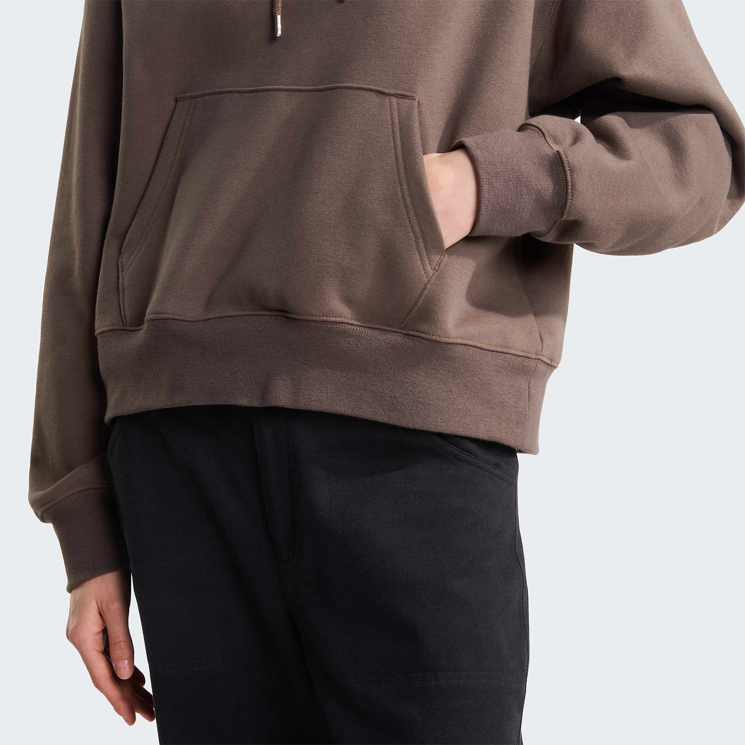 Felpa con cappuccio oversize TNF Essential Simple Dome Boxy da donna TNF ALT5