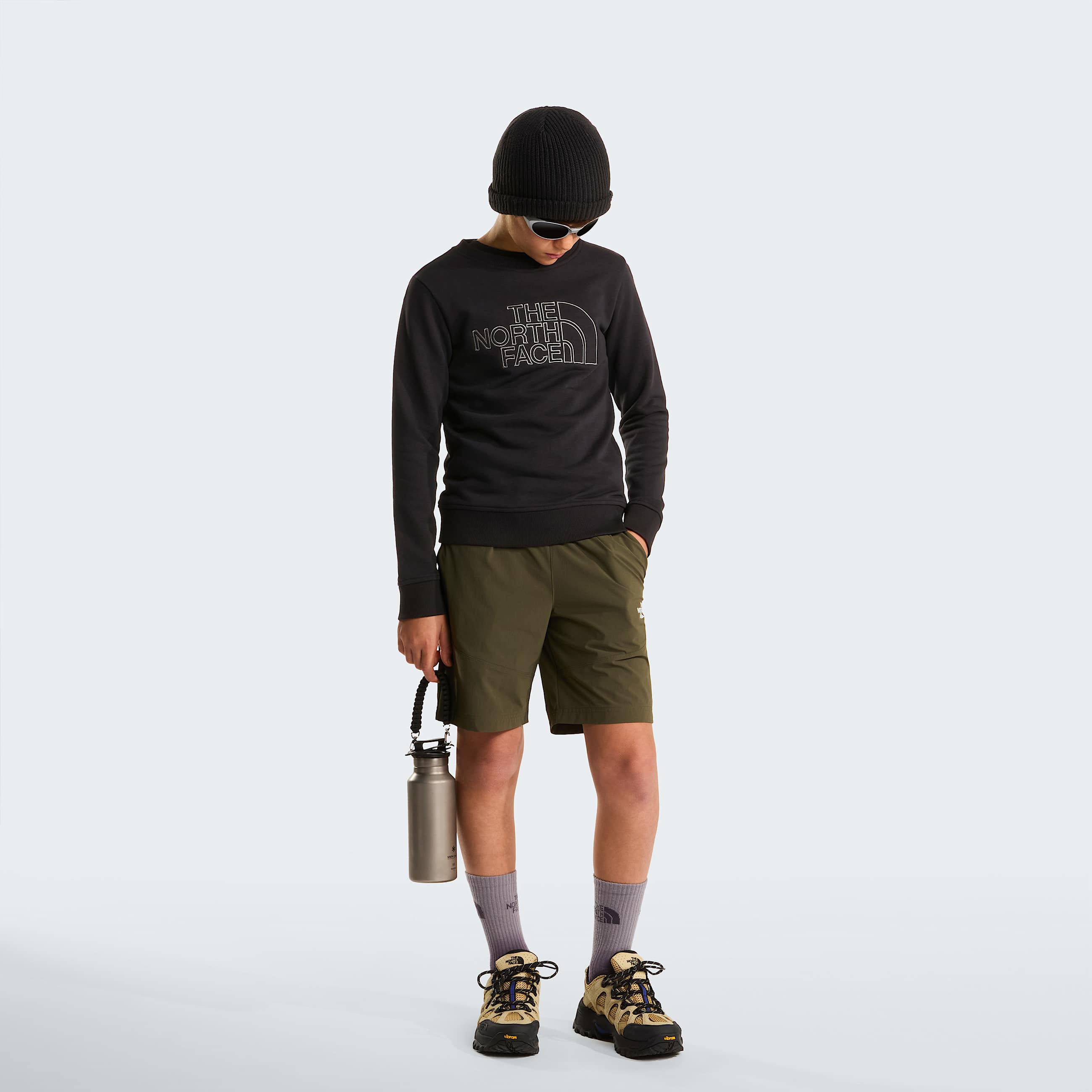 Drew Peak Crew Neck Sweatshirt Junior TNF ALT1